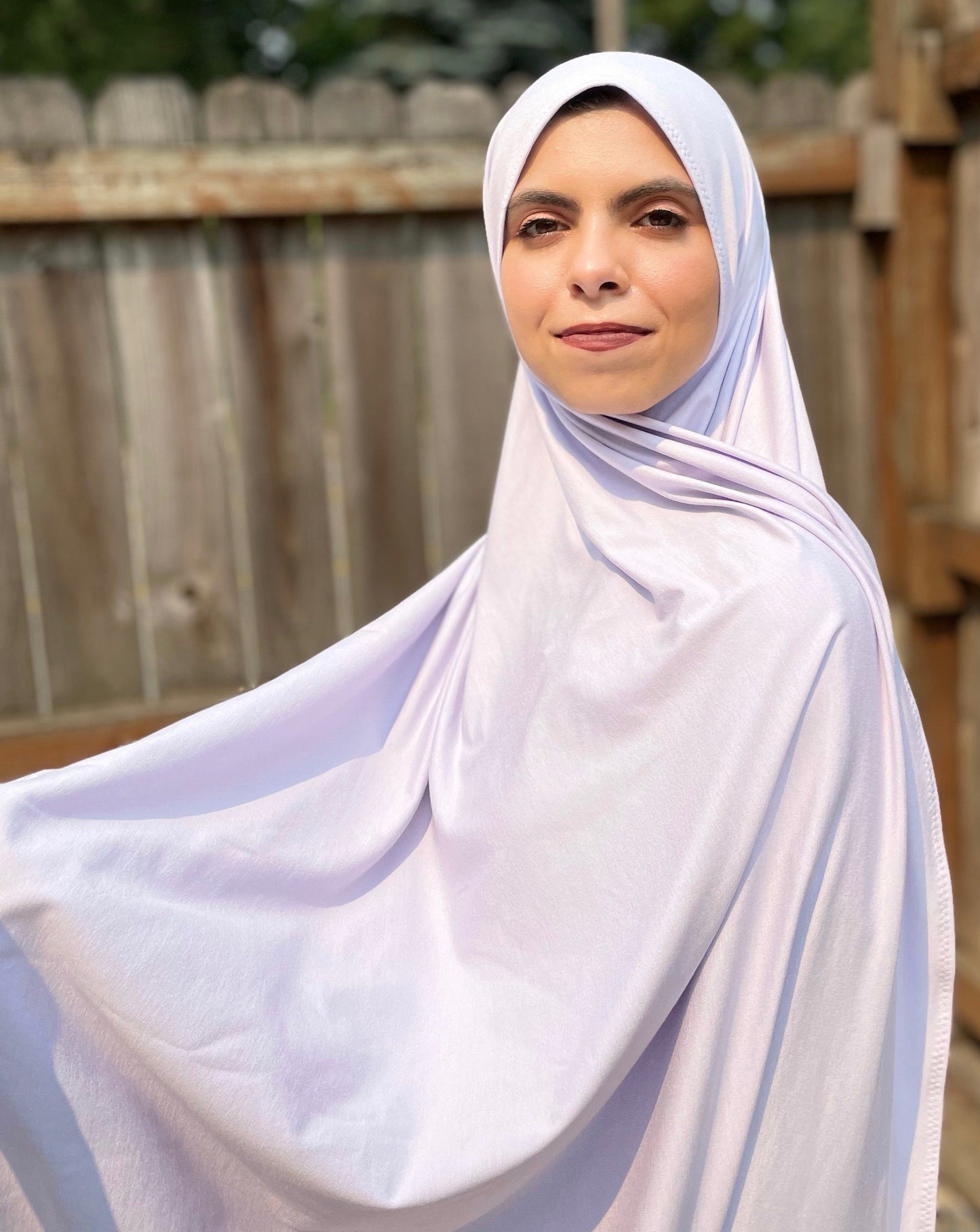 Solid Jersey Hijab: Pale Lavender