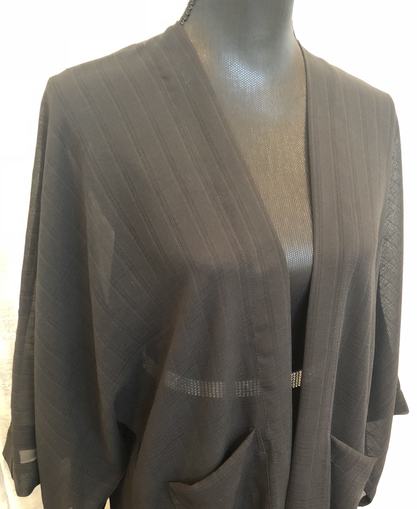 Private Collection Kimono - Black Sheer