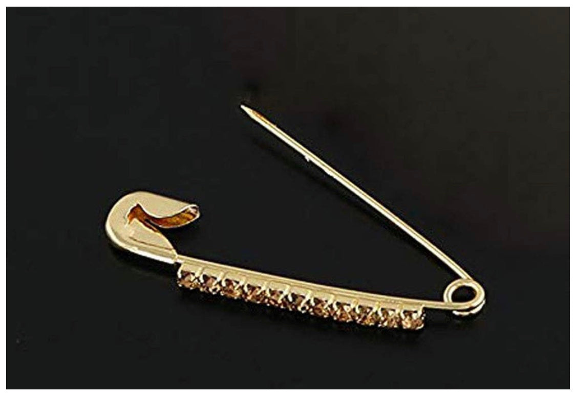 Glam Safety Pins: Gold or Silver