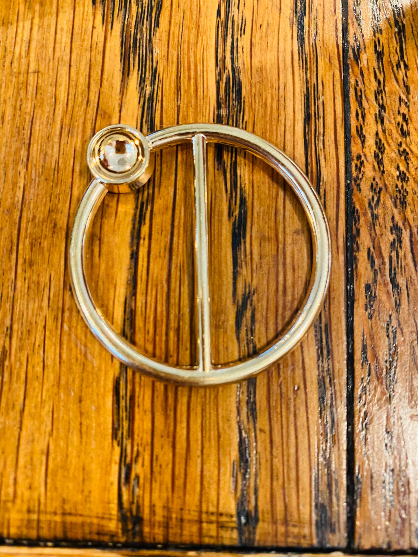 Metallic Scarf Rings