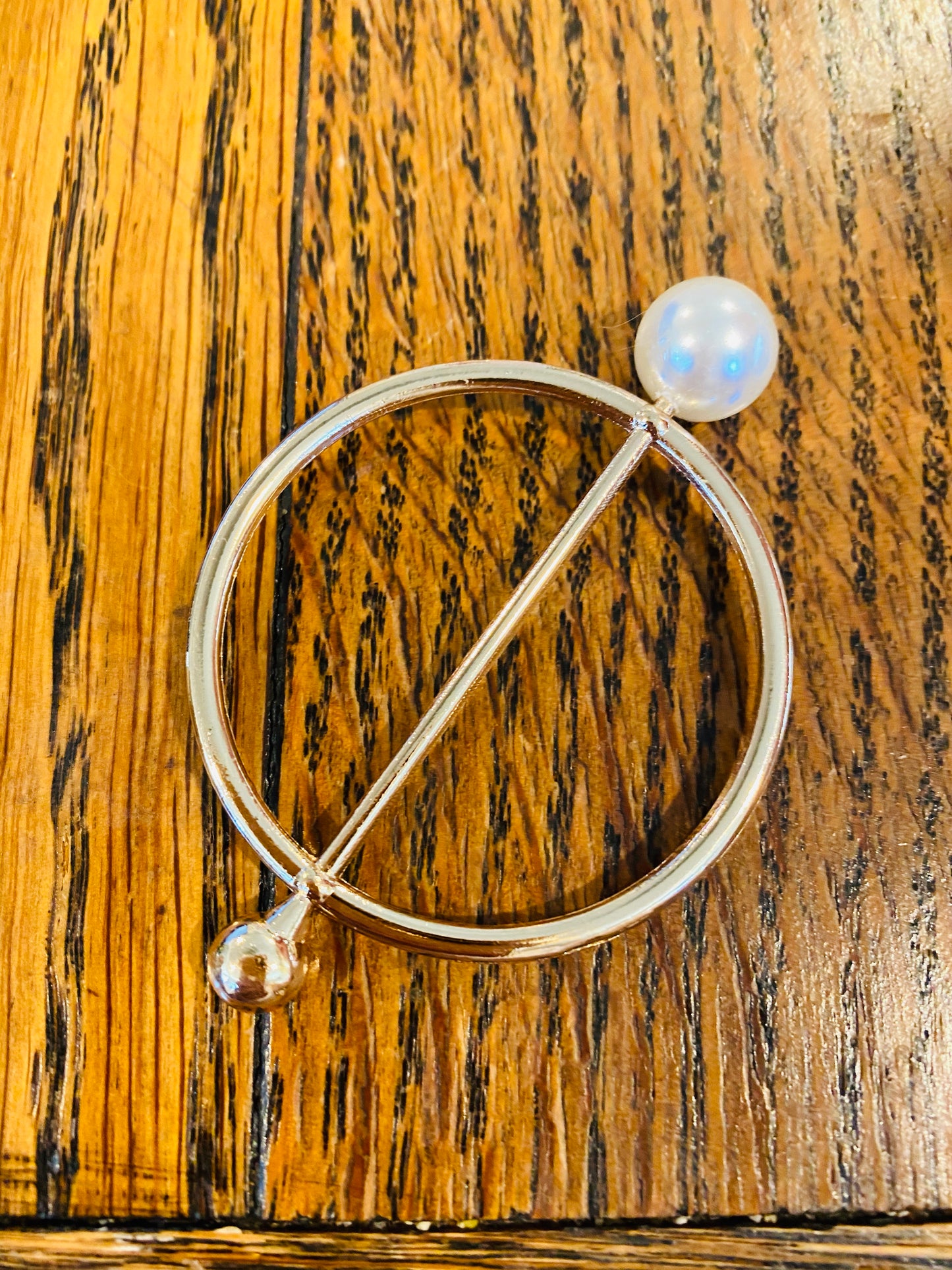 Metallic Scarf Rings