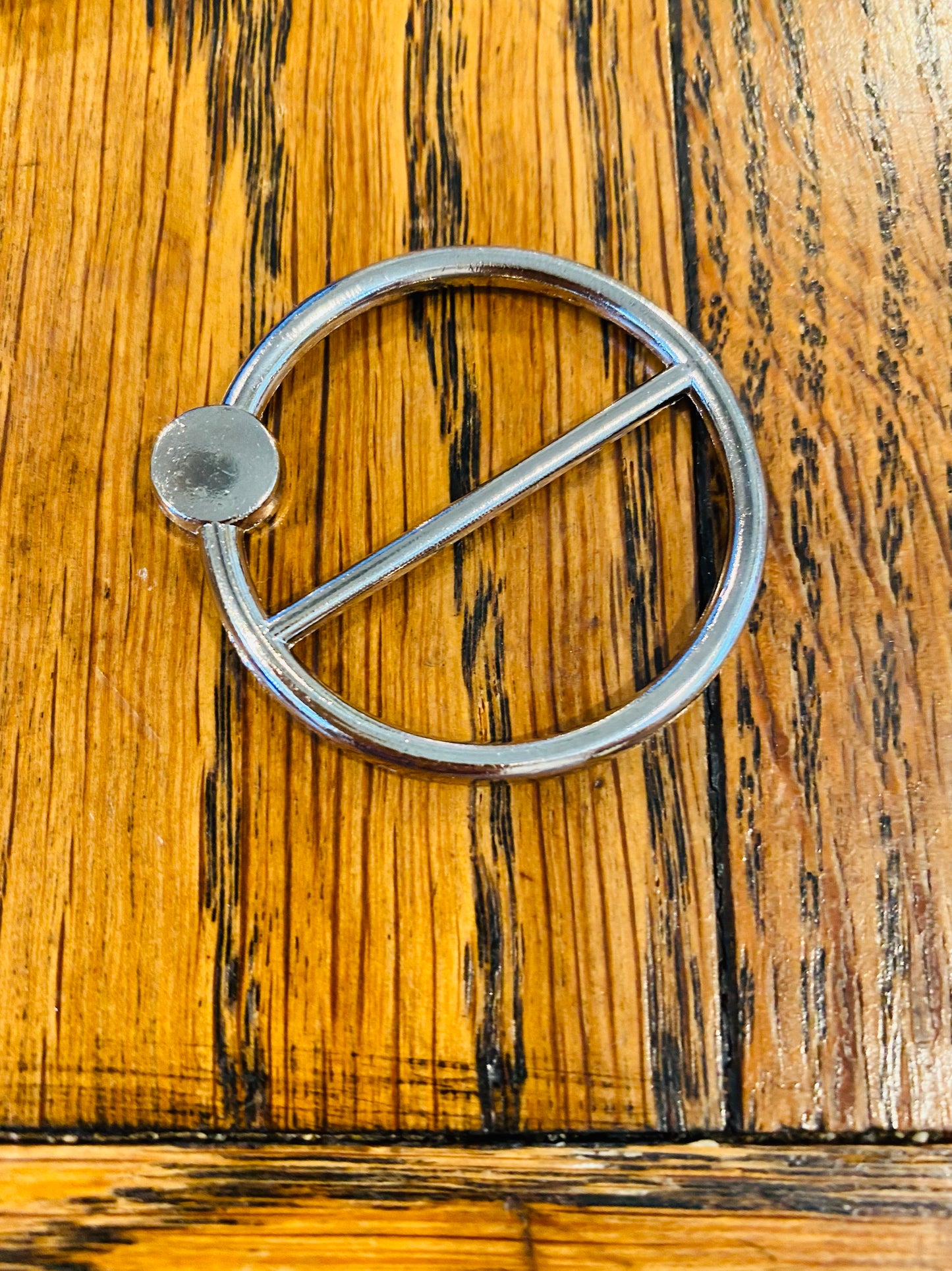 Metallic Scarf Rings