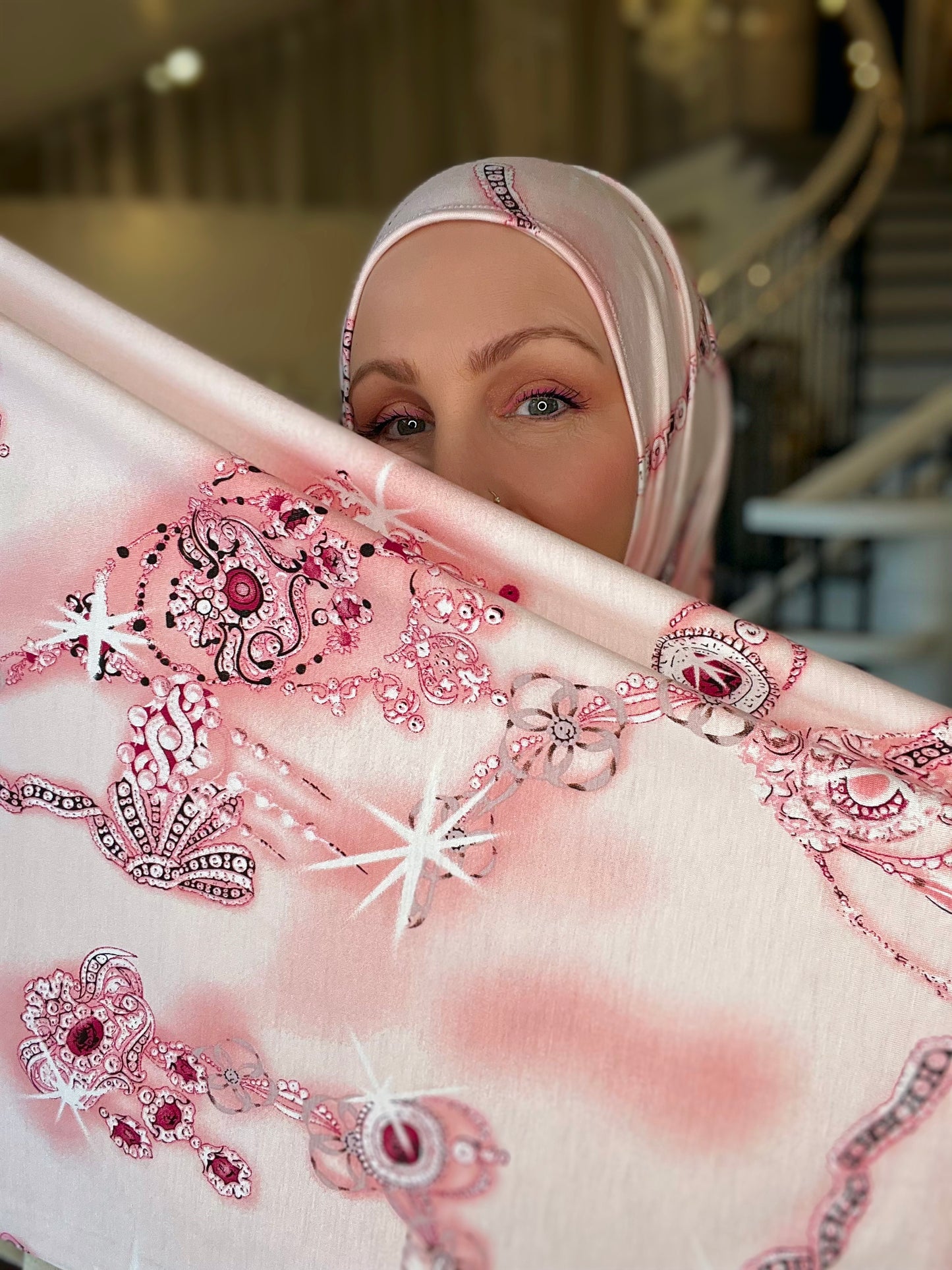 Printed Jersey Hijab: Hijab is My Crown