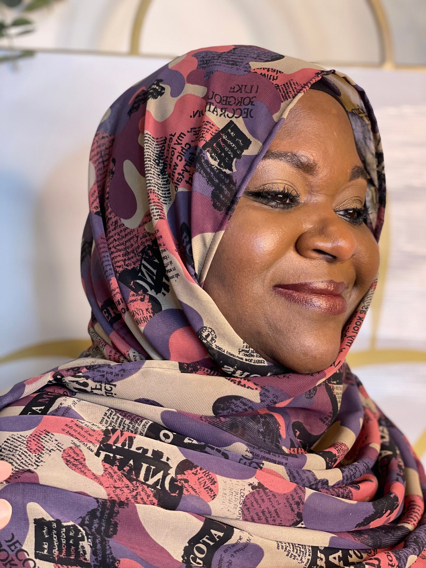 Limited Edition Chiffon Hijab: Bogota Camo