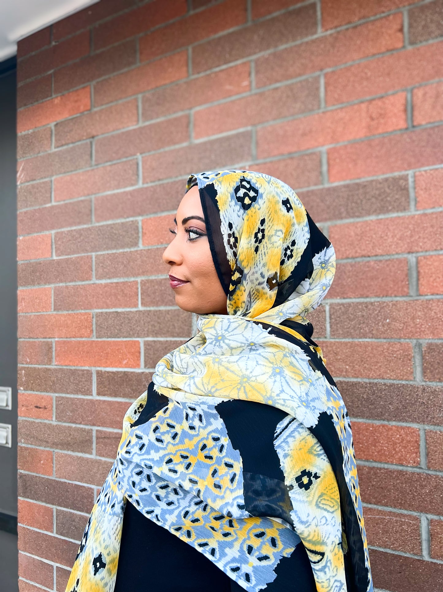 Crinkle Chiffon Hijab: Zuri