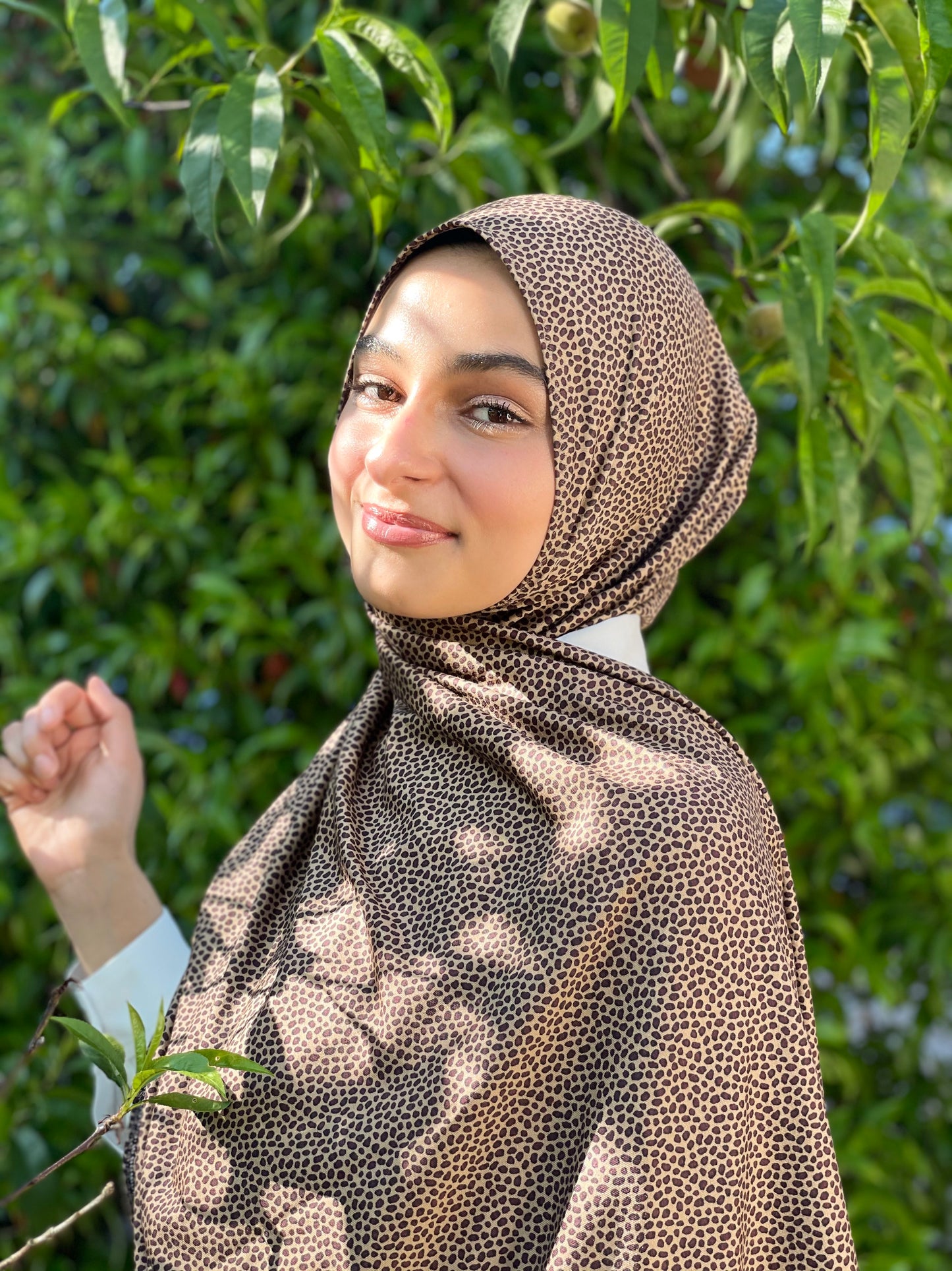 Printed Jersey Hijab: Italian Wild Cat