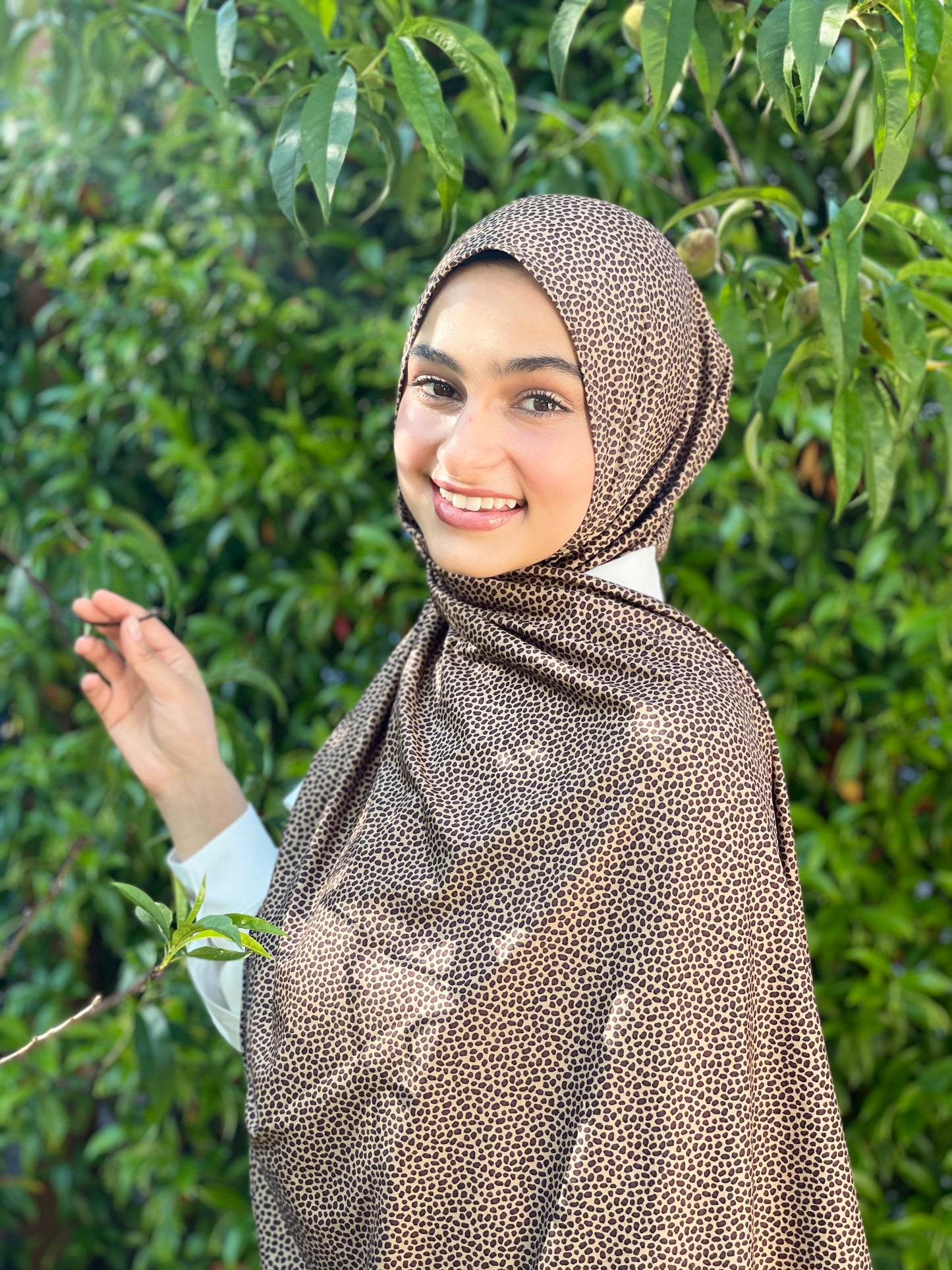 Printed Jersey Hijab: Italian Wild Cat