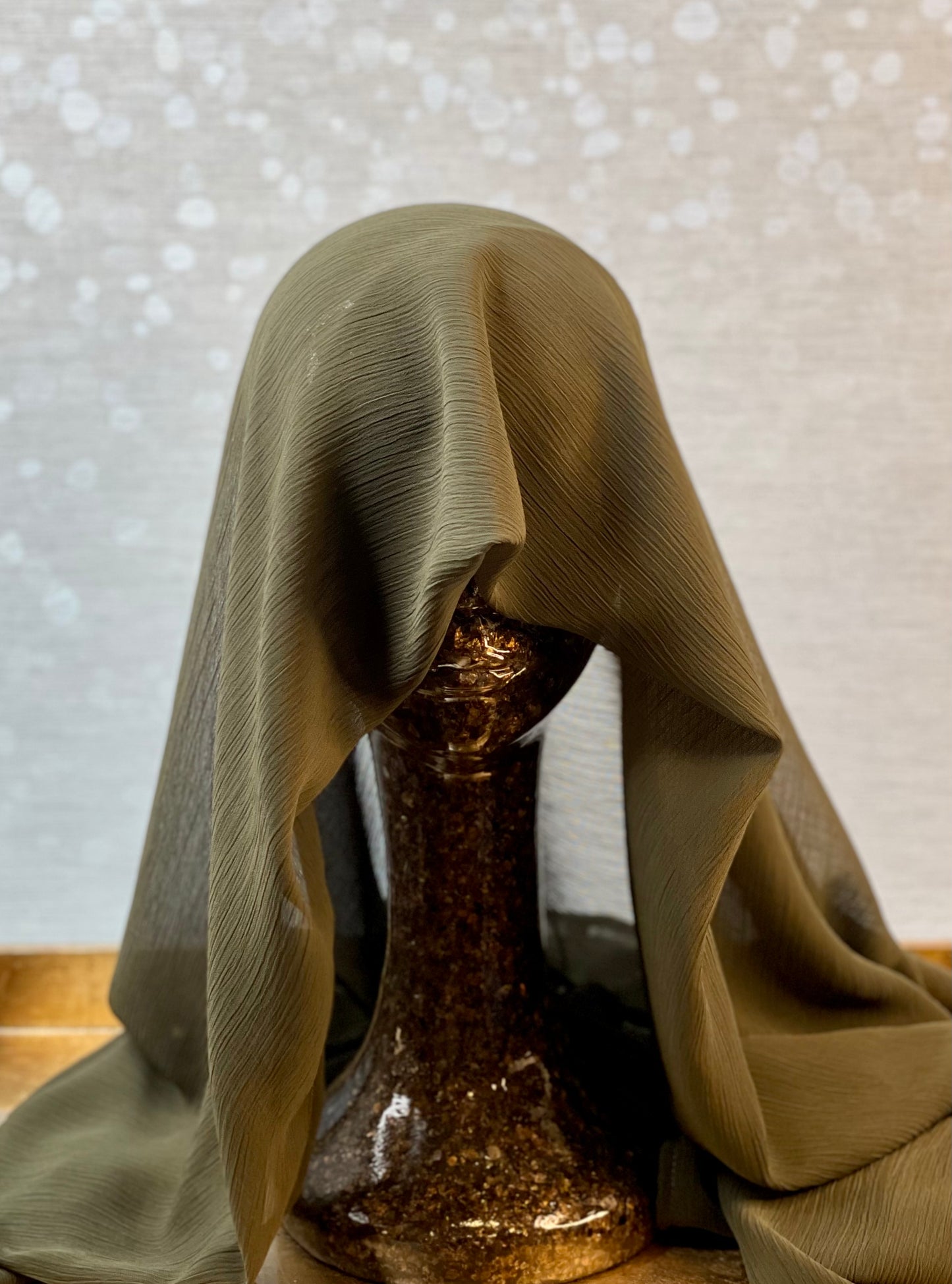 Crinkle Chiffon Hijab: Zaytun Baladi