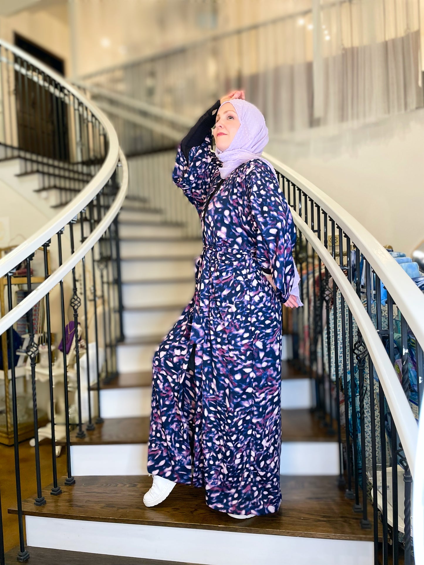 Signature MC Kimono: Purple Ferrasha