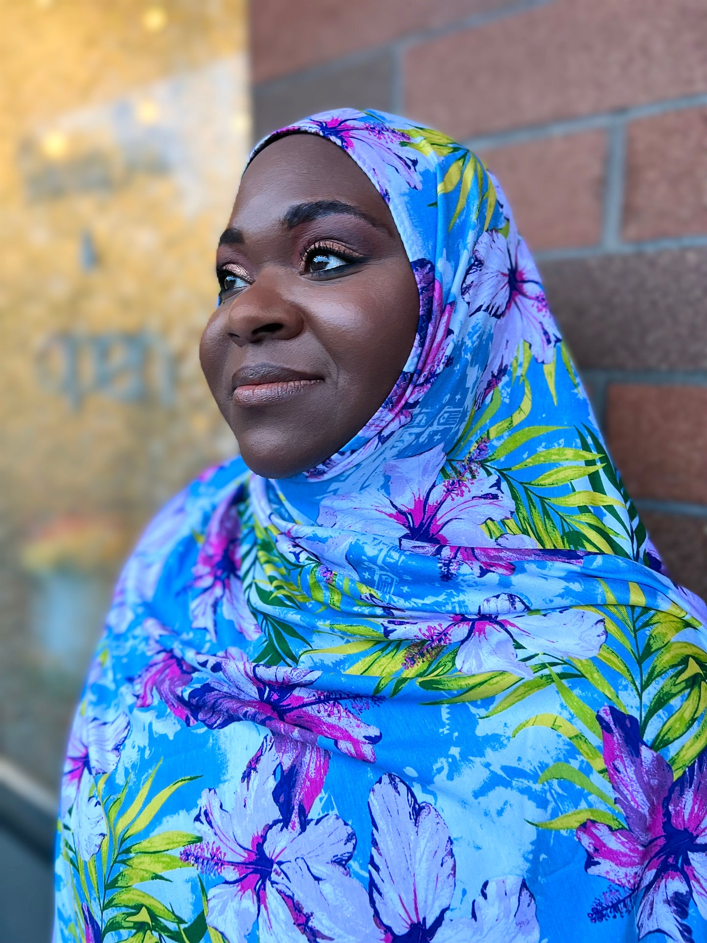 Printed Jersey Hijab: Aruba