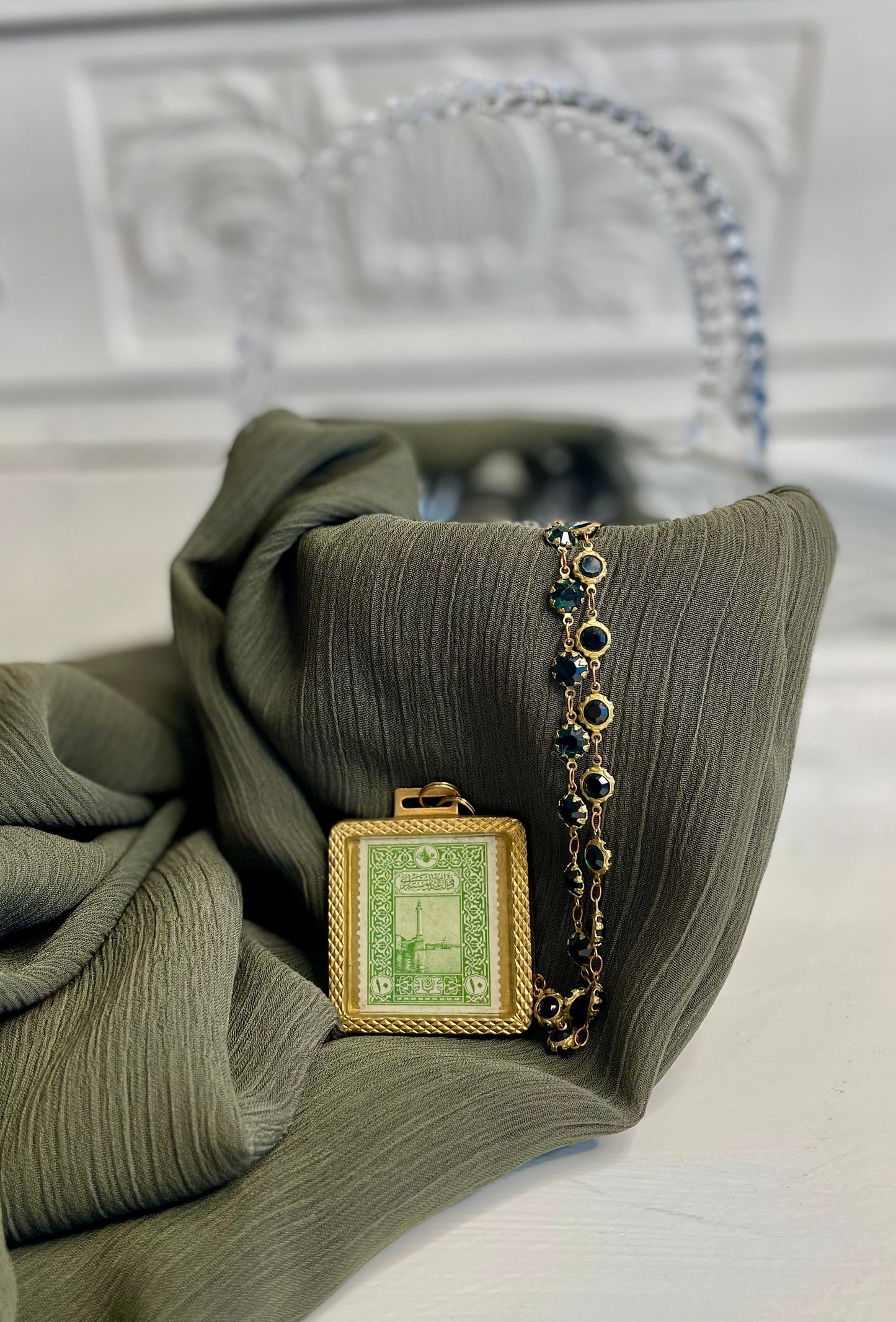 Crinkle Chiffon Hijab: Zaytun Baladi