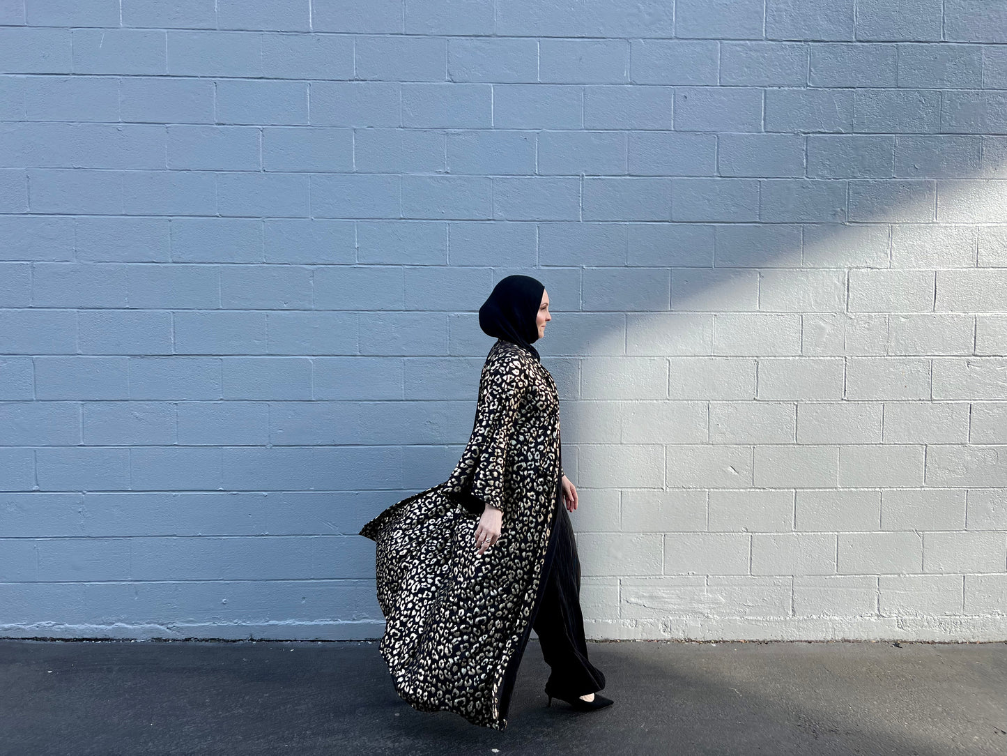 Signature MC Kimono: Gold Metallic Leopard