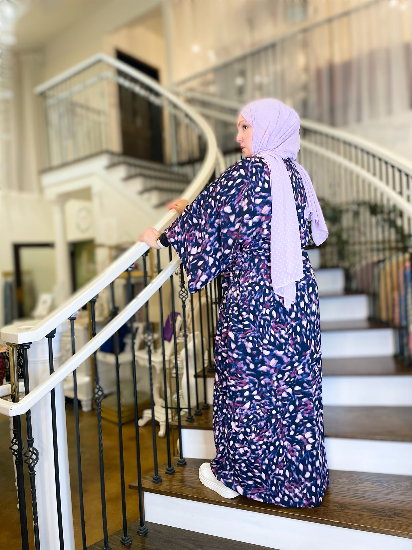 Signature MC Kimono: Purple Ferrasha
