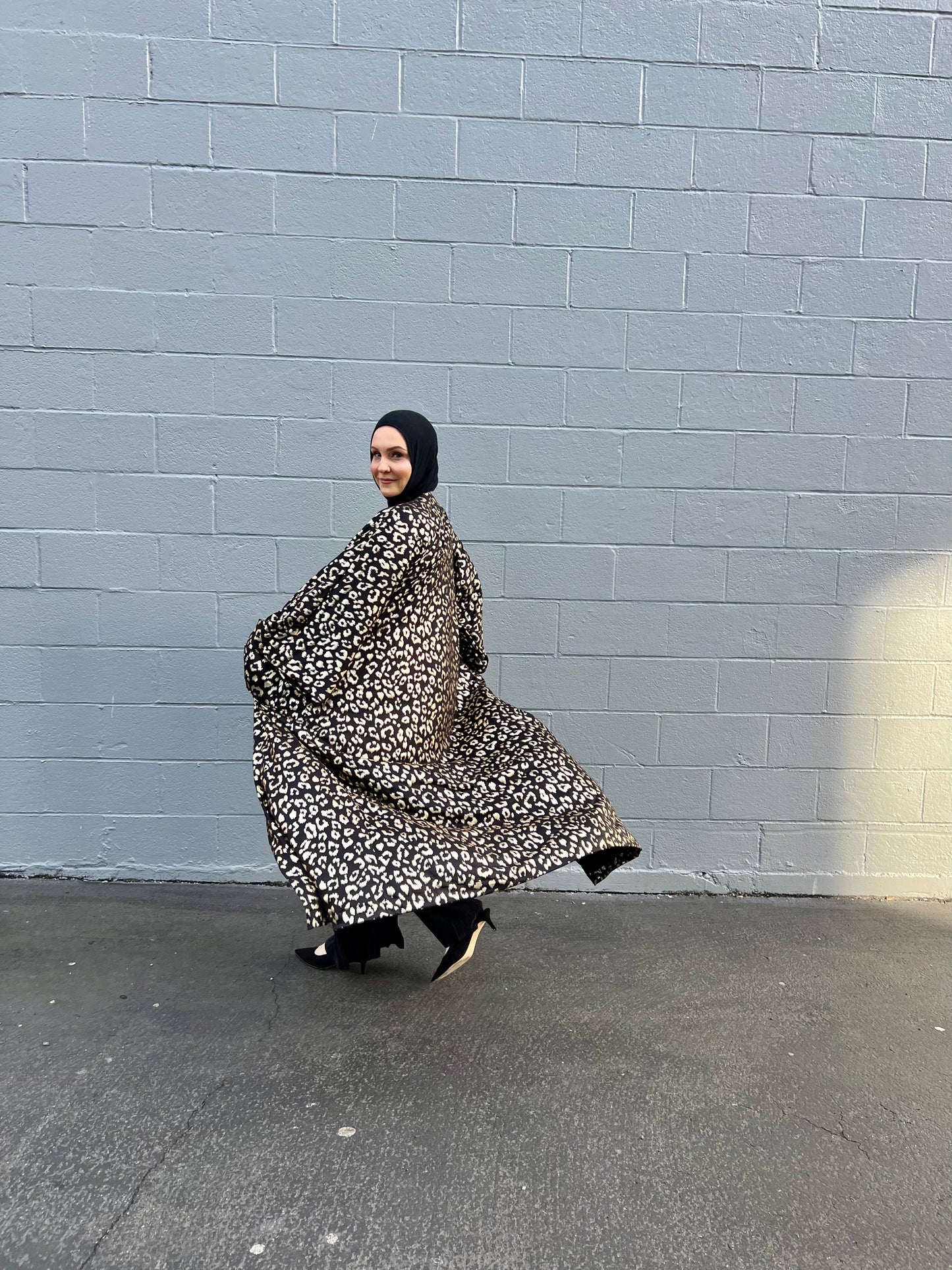 Signature MC Kimono: Gold Metallic Leopard
