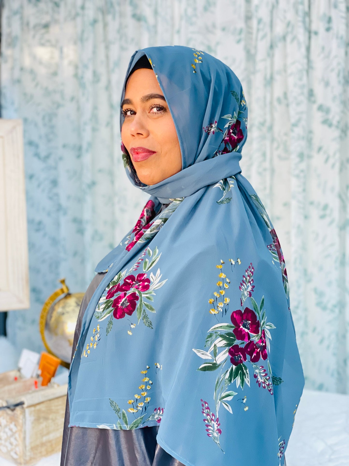 Limited Edition Crepe Chiffon Hijab: Italian Ayah of Green Gables