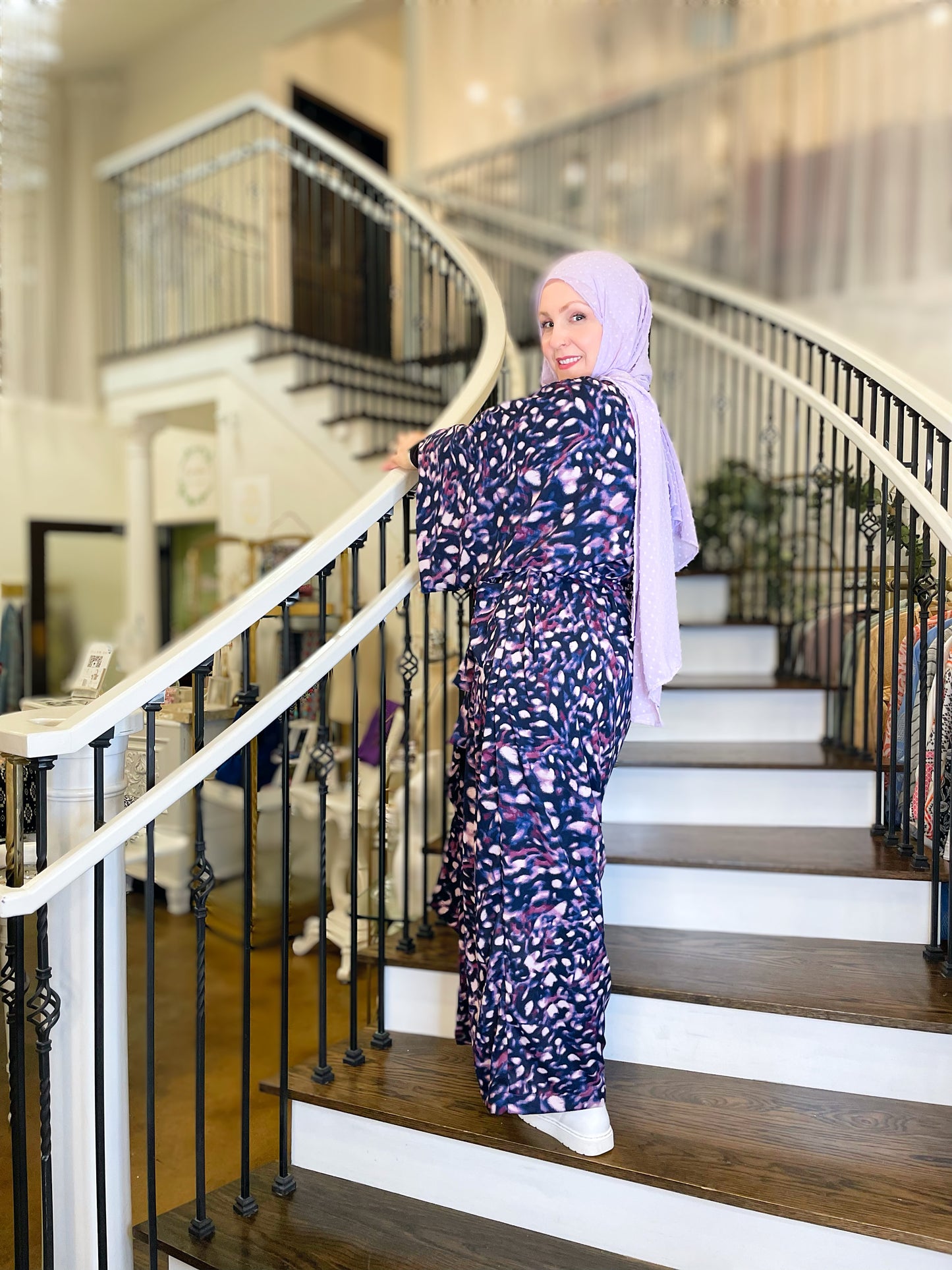 Signature MC Kimono: Purple Ferrasha