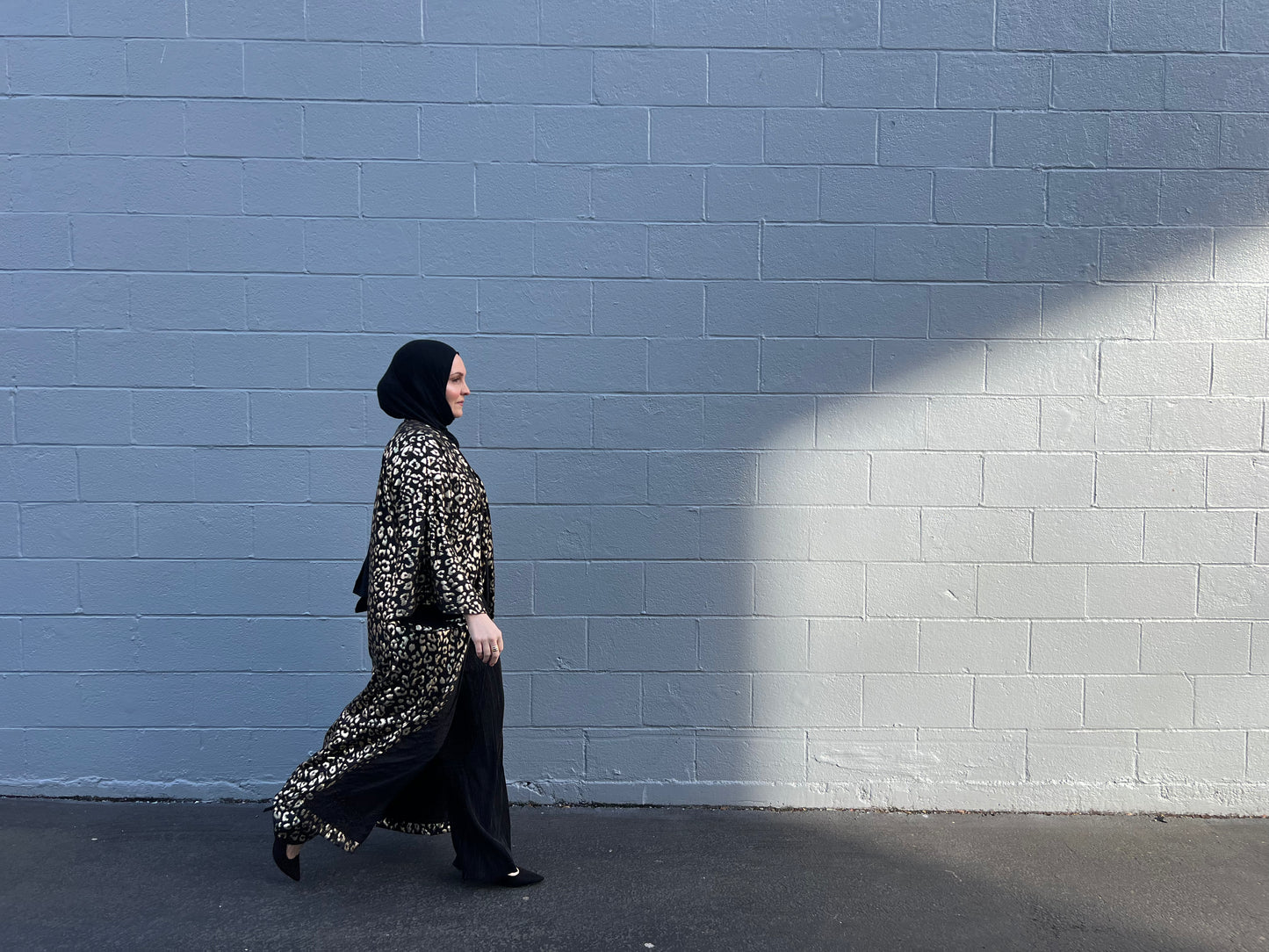 Signature MC Kimono: Gold Metallic Leopard
