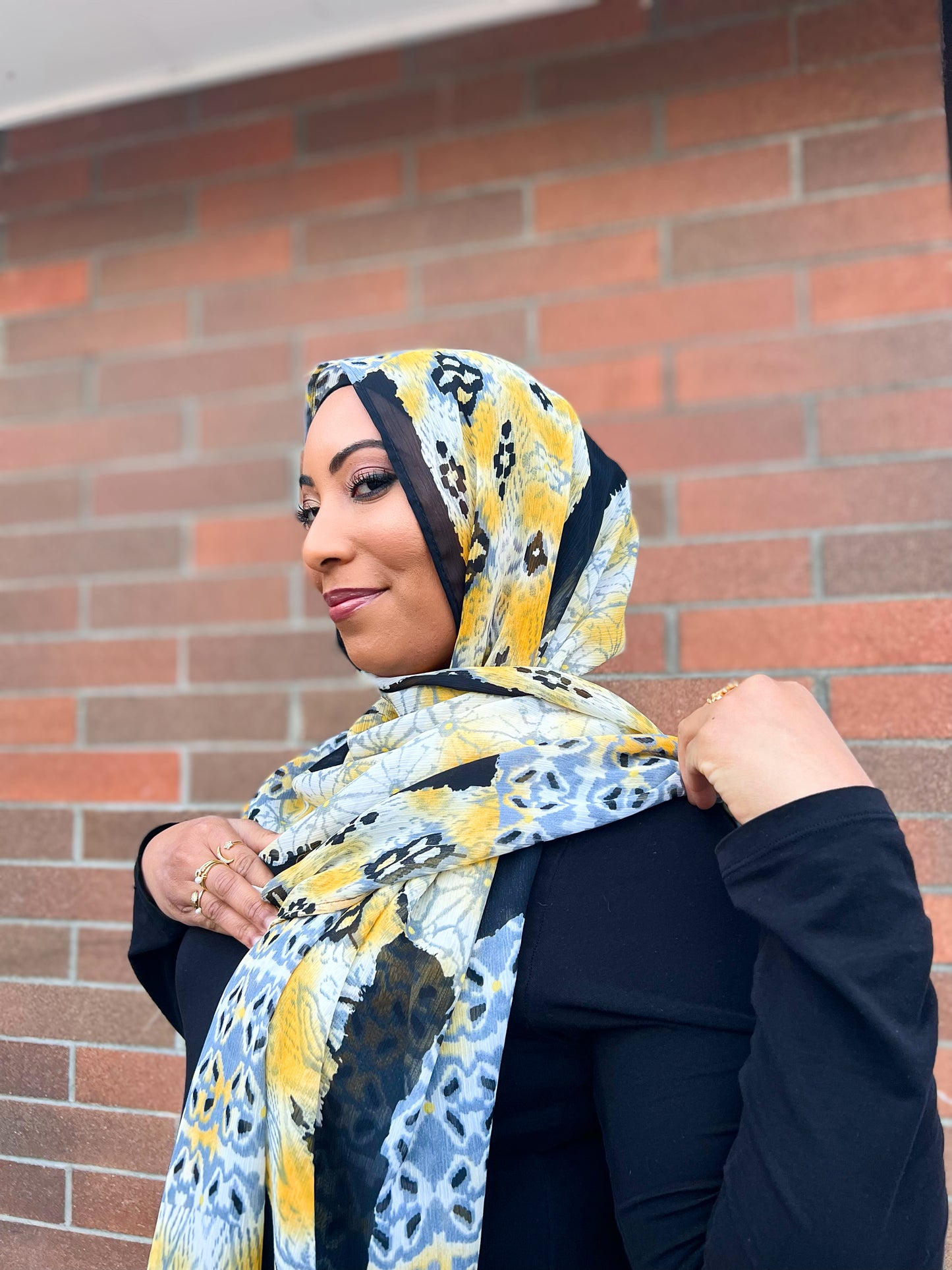 Crinkle Chiffon Hijab: Zuri