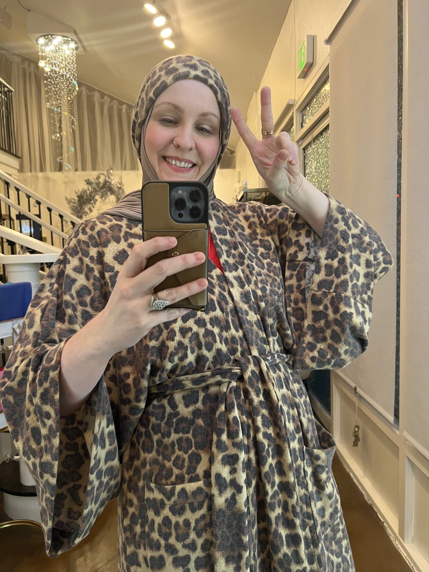 The Zahra Beanie: Classic Leopard