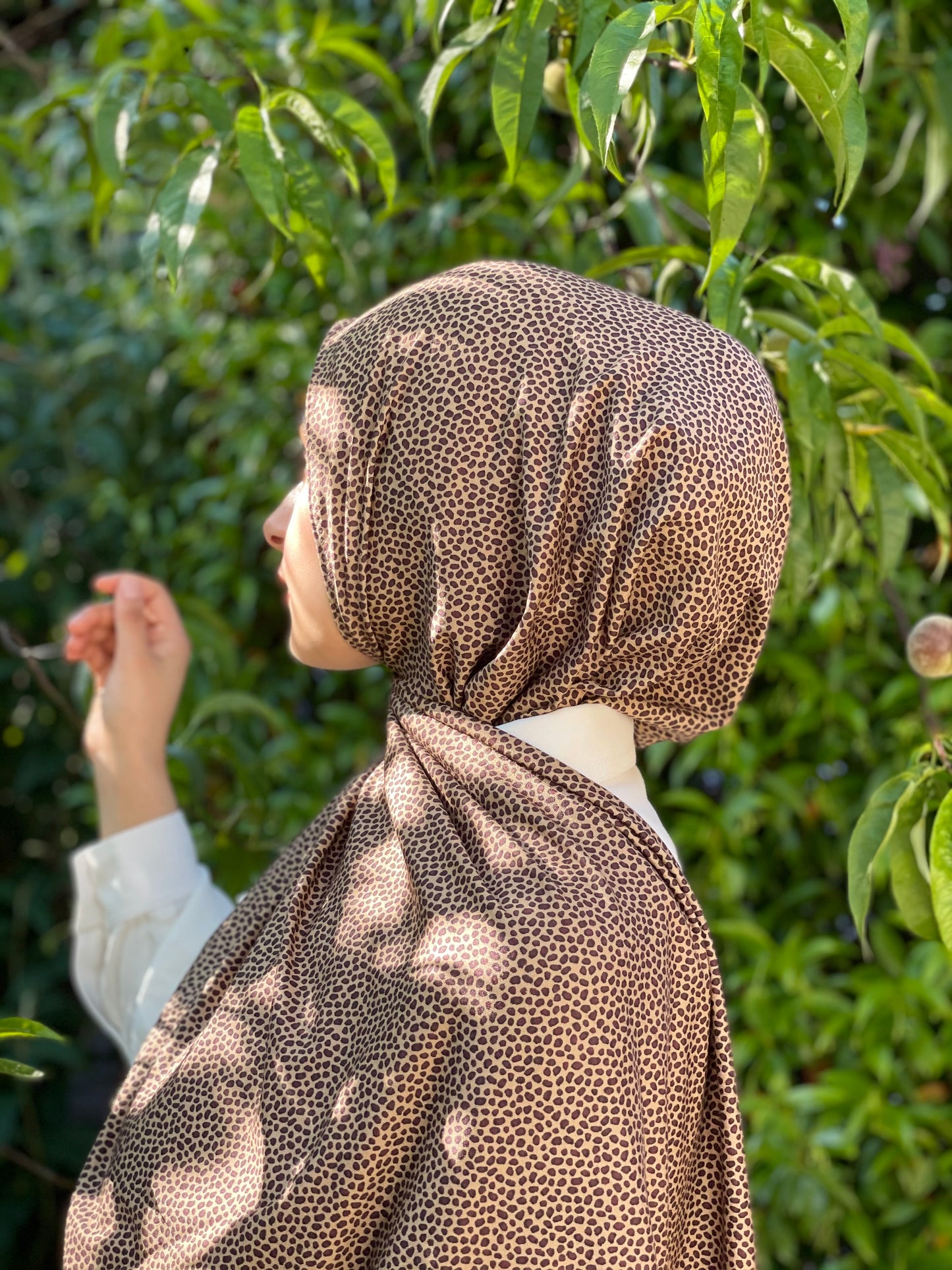Printed Jersey Hijab: Italian Wild Cat