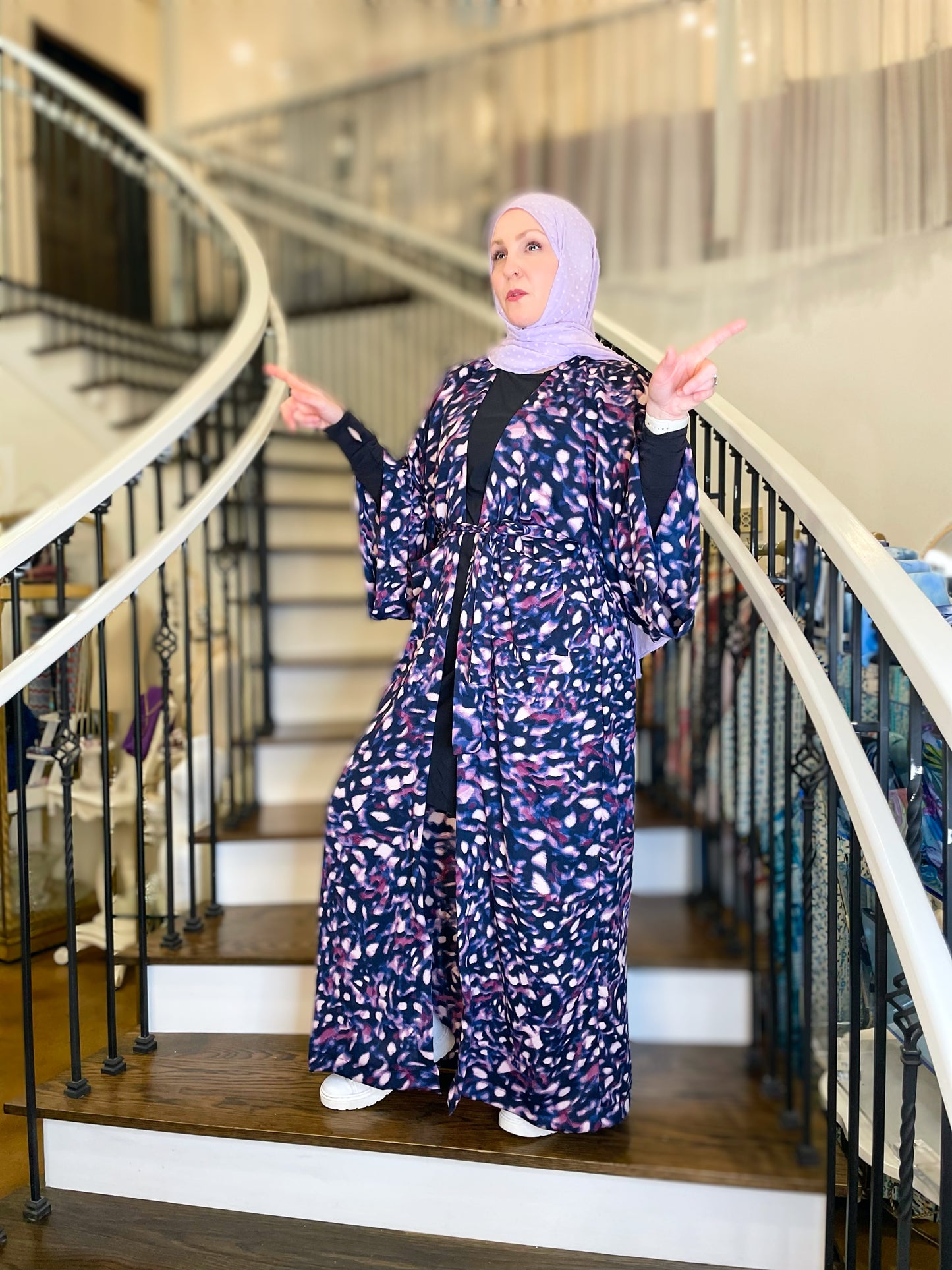 Signature MC Kimono: Purple Ferrasha
