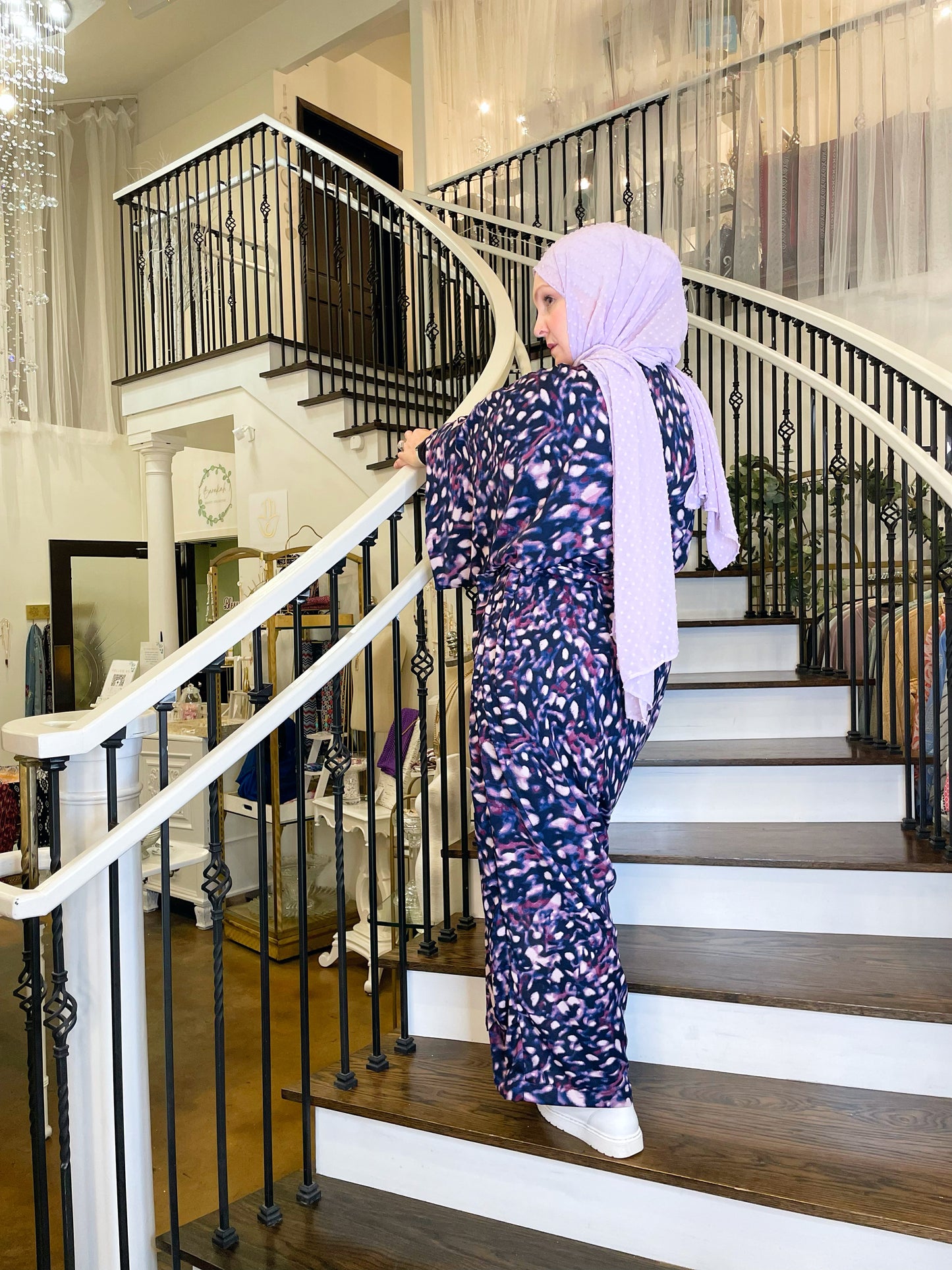 Signature MC Kimono: Purple Ferrasha