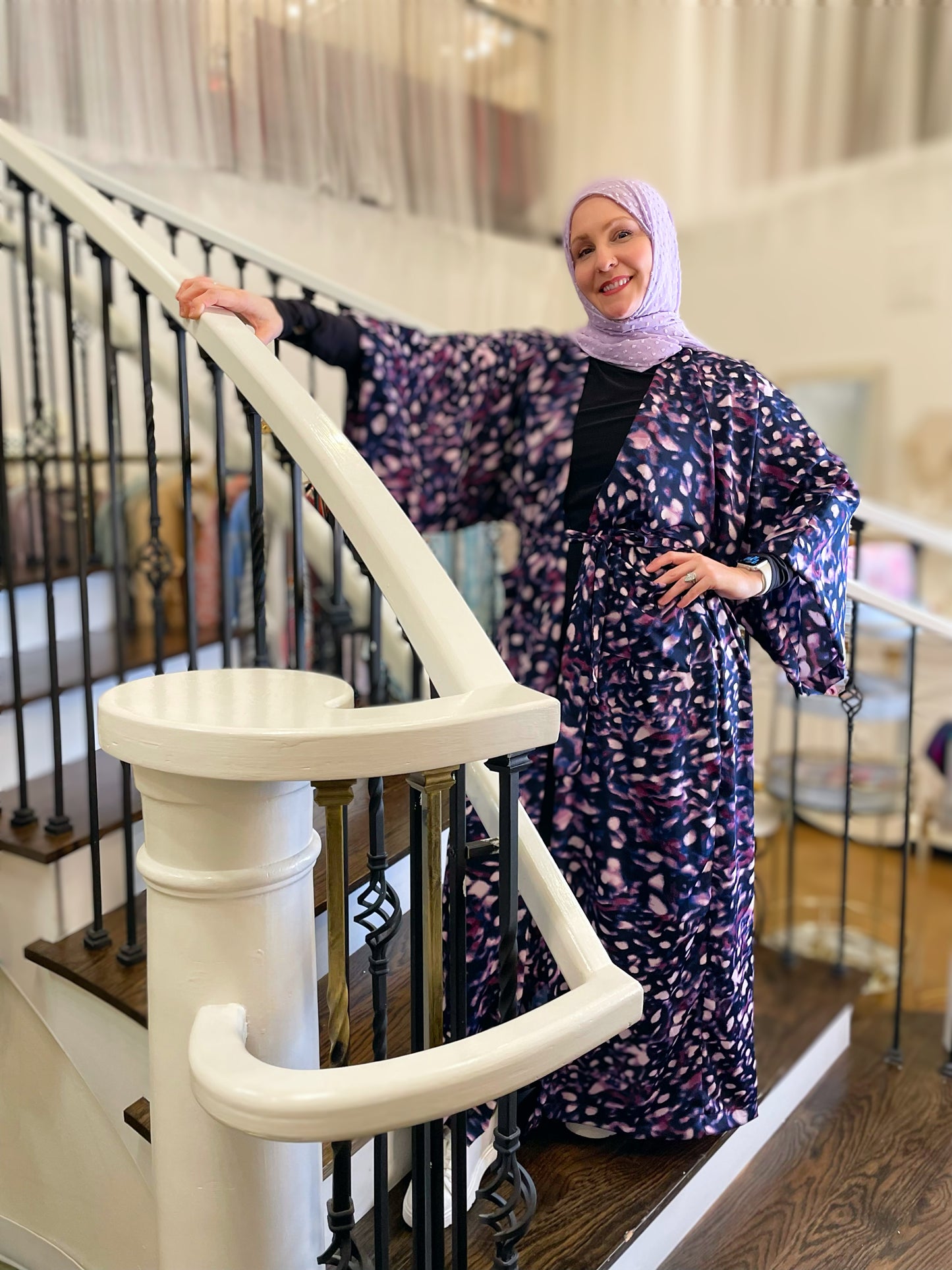 Signature MC Kimono: Purple Ferrasha