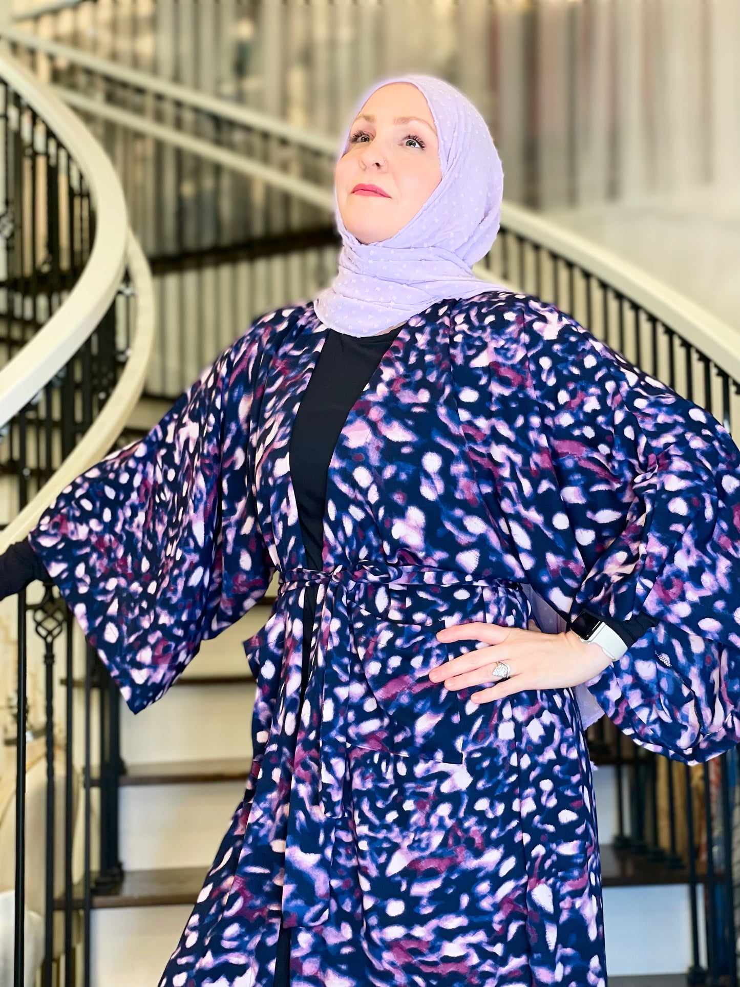 Signature MC Kimono: Purple Ferrasha