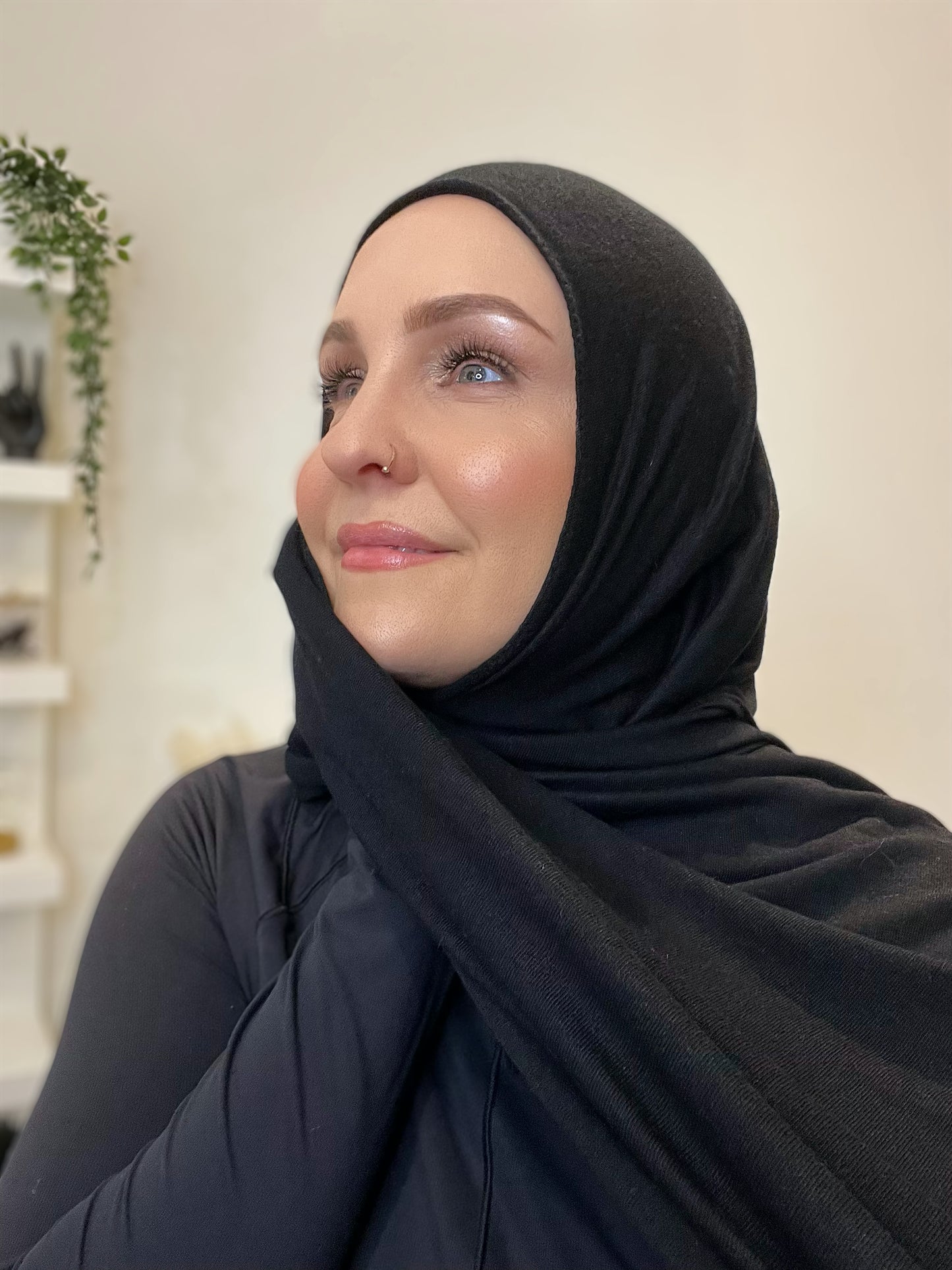 Jersey Hijab: Soft Panther Black 2.0