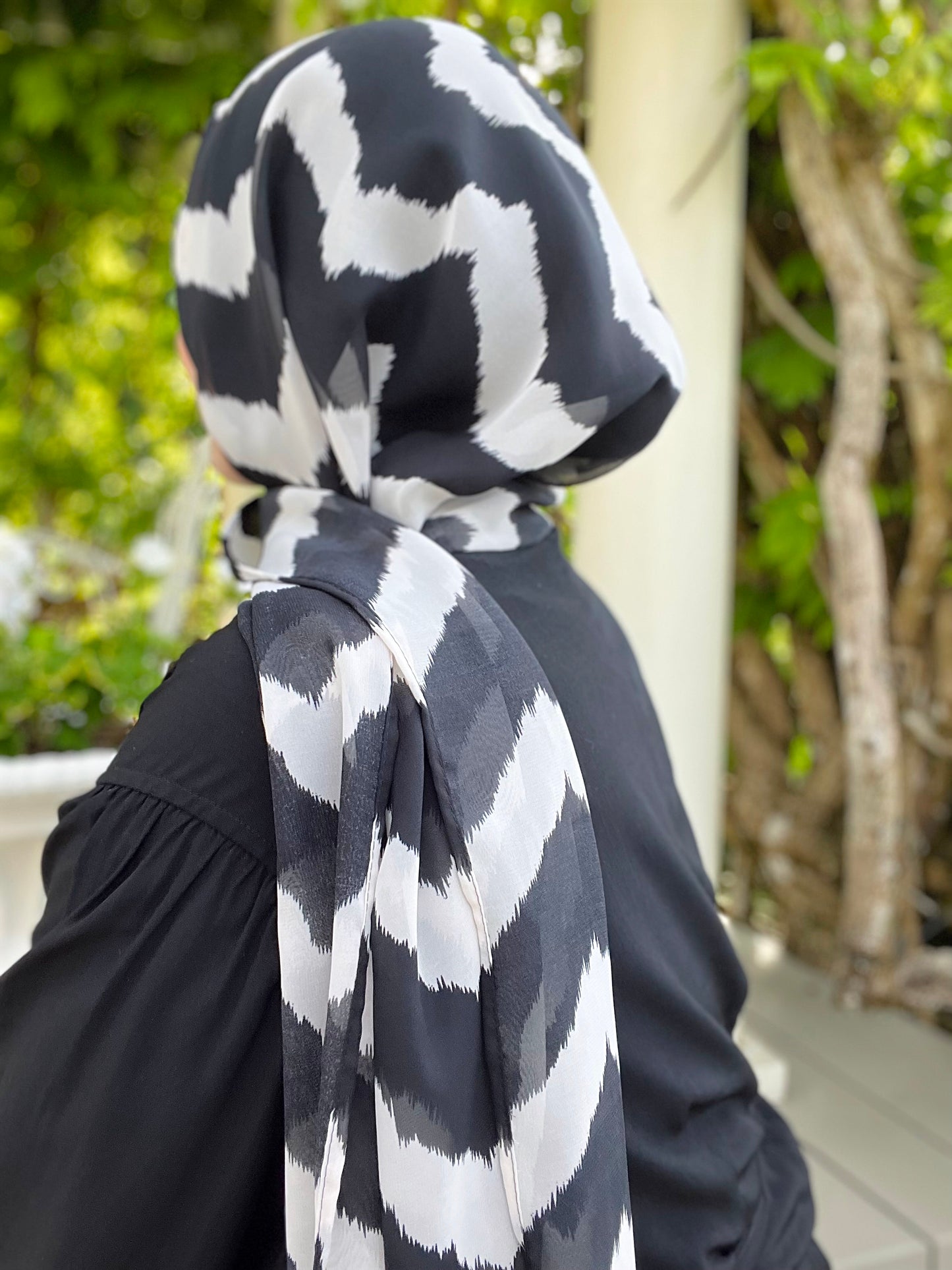 Chiffon Hijab: Statement Chevron