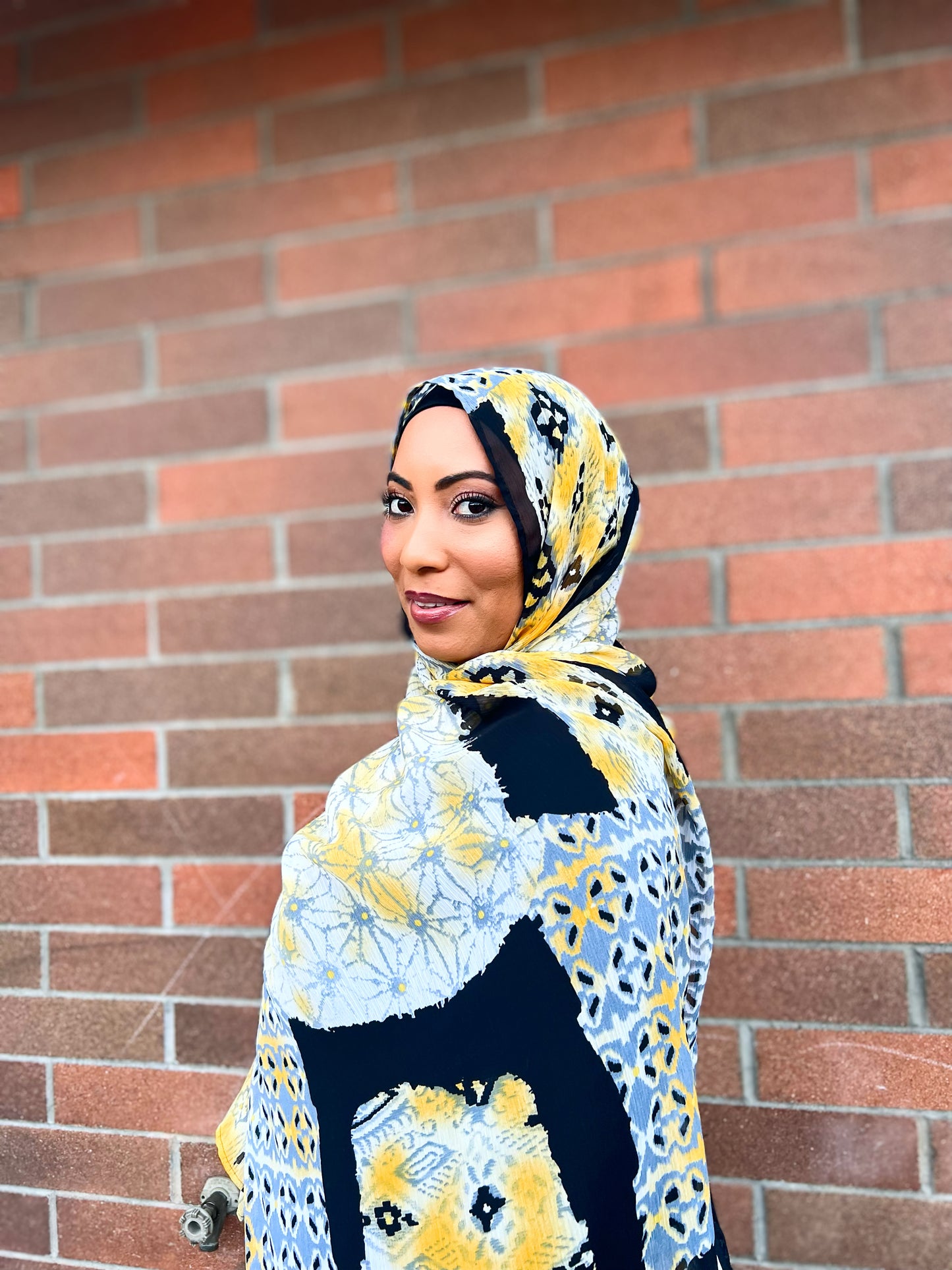 Crinkle Chiffon Hijab: Zuri