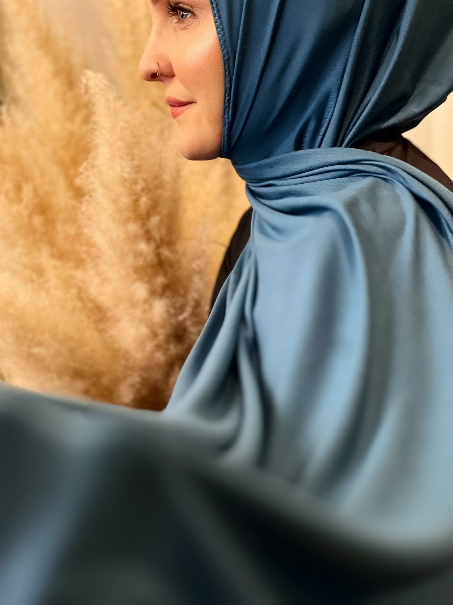 Jersey Hijab: Sea Blue