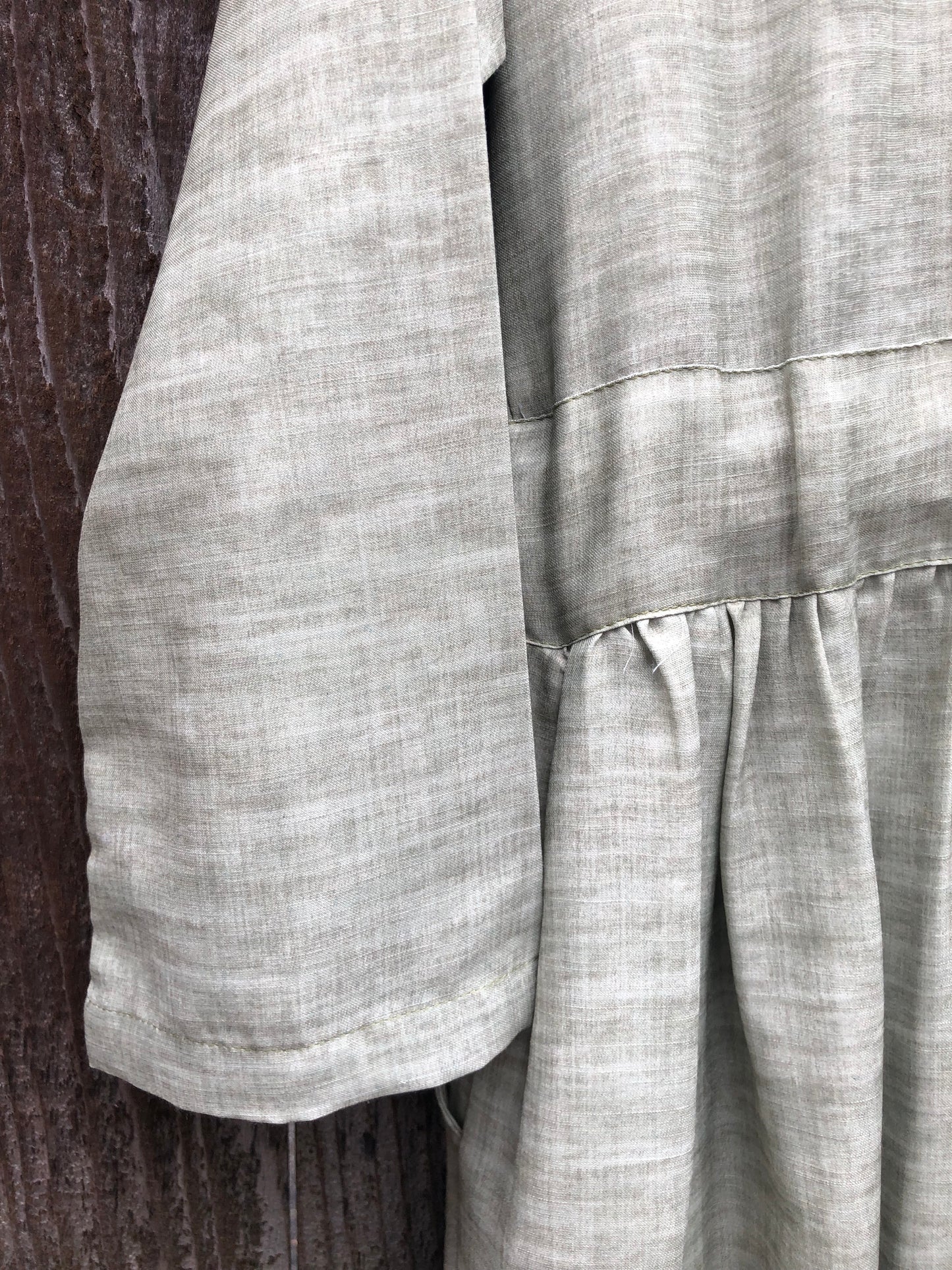 Spring Trench Dress - Light Green