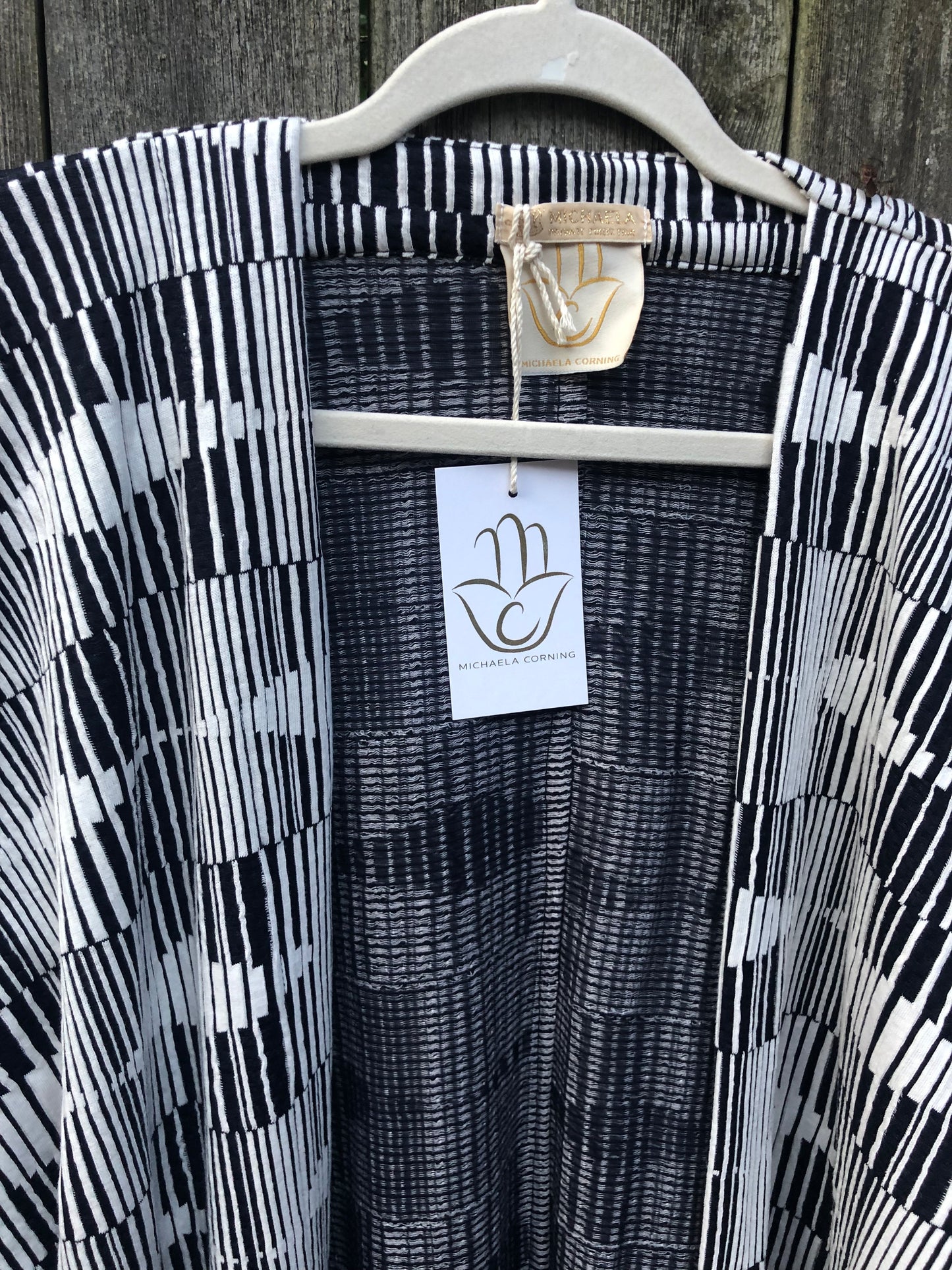 Private Collection Kimono - Geo Stretch Knit
