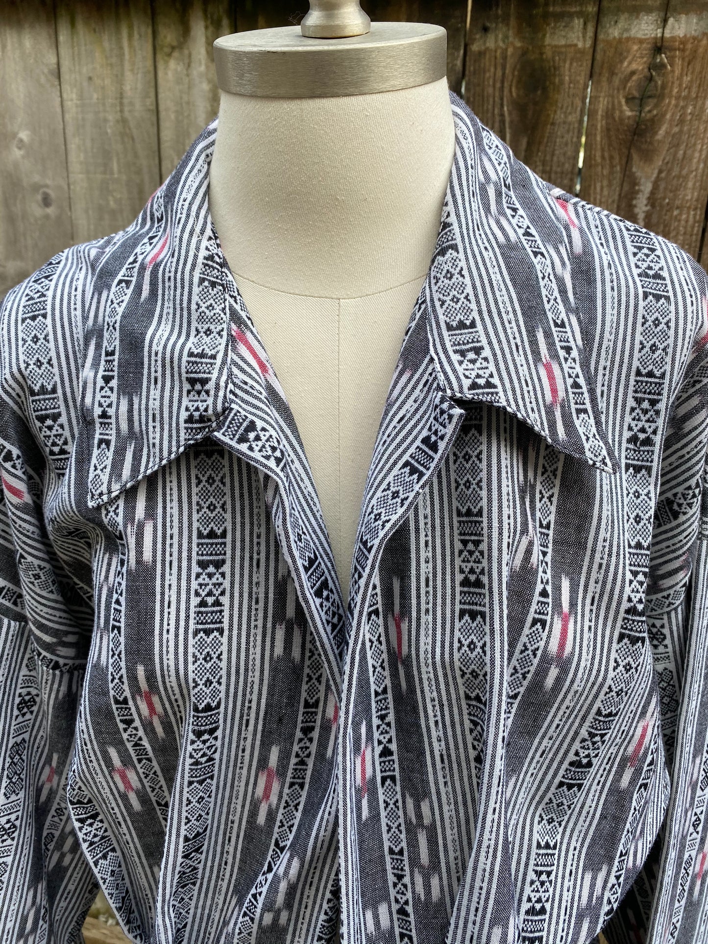 Vintage Inspired Open Abaya Cardigan