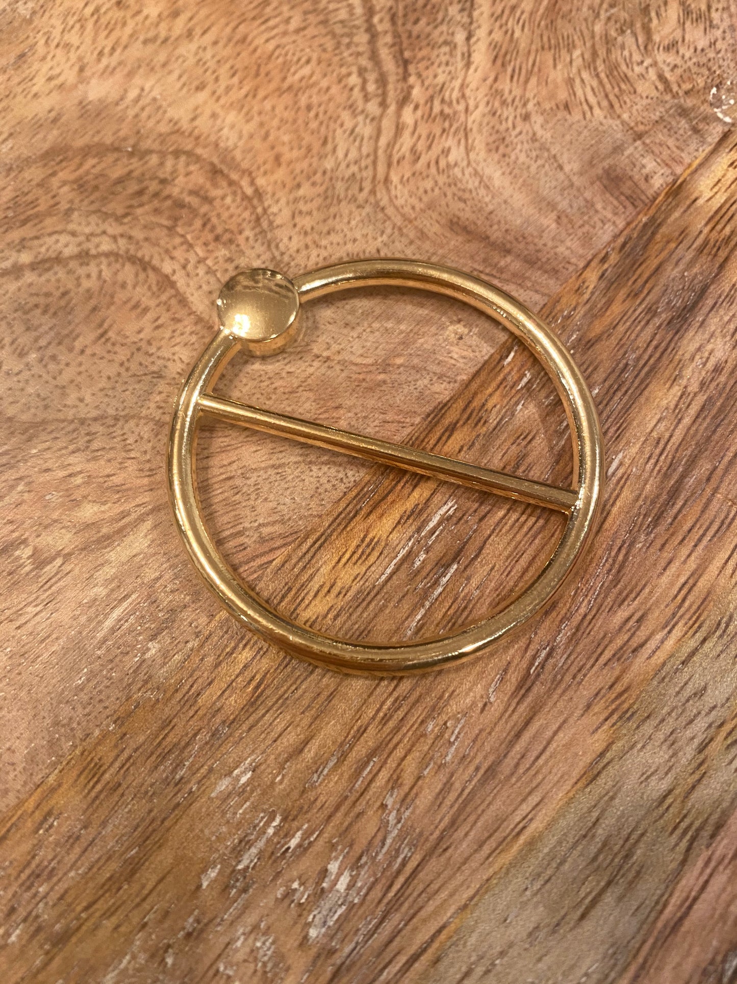 Metallic Scarf Rings