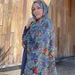100% Silk Chiffon Hijab: Italian Summer Fruit