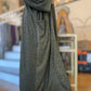 Pocket Anorak Sweater Abaya - Gilded Night Sky
