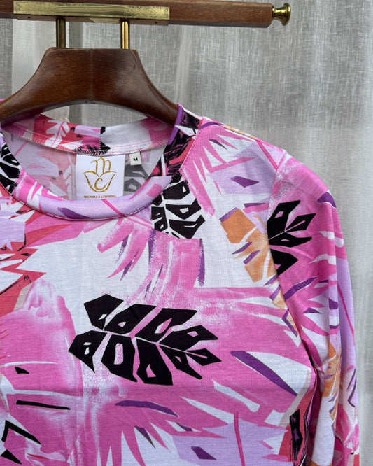 MC Everyday Active Tunic - Tropical Sunset Palms