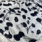 Printed Jersey Hijab: Black Dandelion Puffs