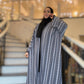 Nour Oversized Abaya - Celestial Tide