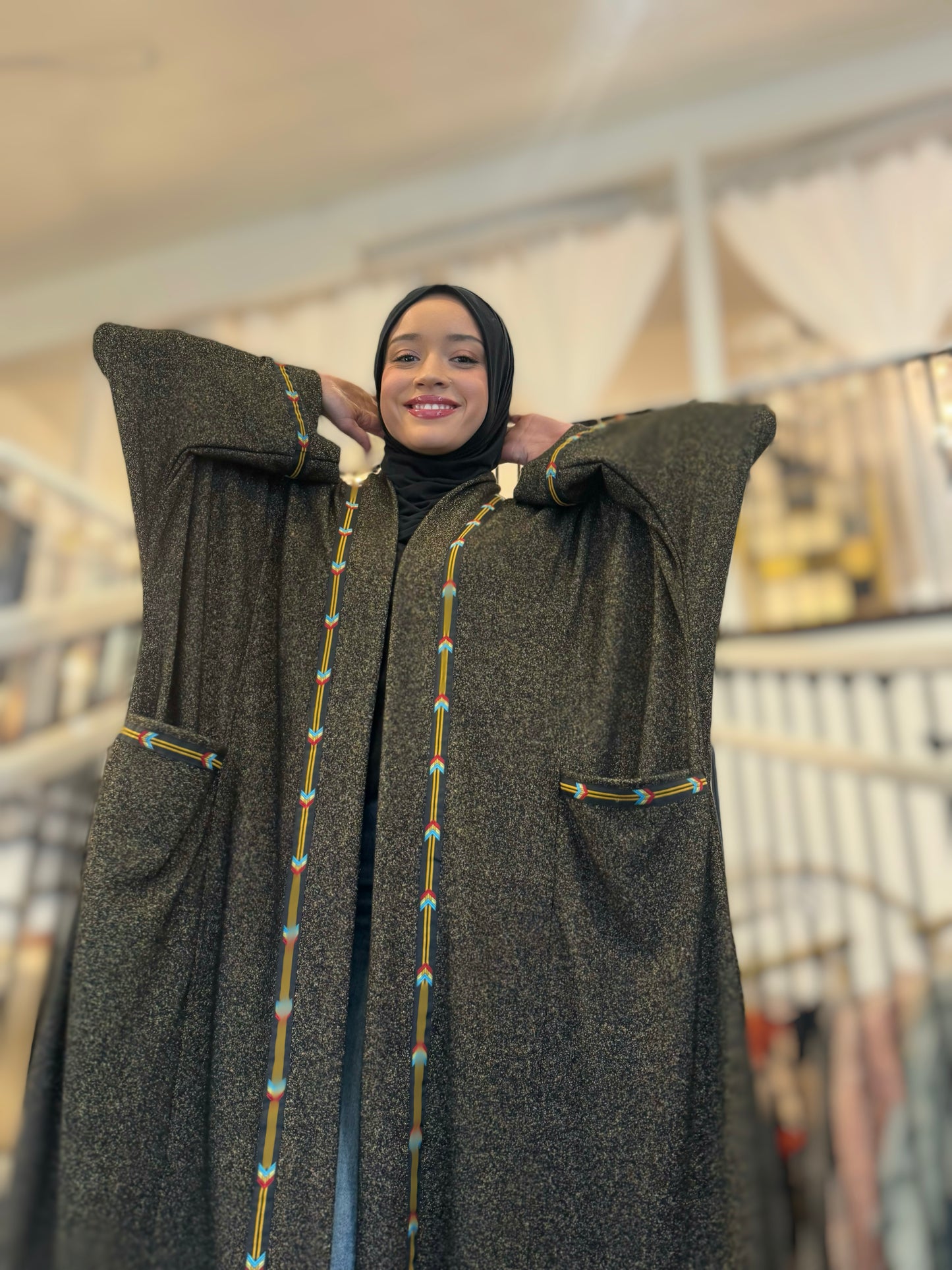 Guadalupe Sweater Knit Abaya – Flechazo