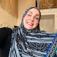 Printed Jersey Hijab: Tausala Island Beauty