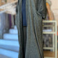 Pocket Anorak Sweater Abaya - Gilded Night Sky