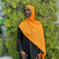 Performance Jersey Hijab: Tangerine