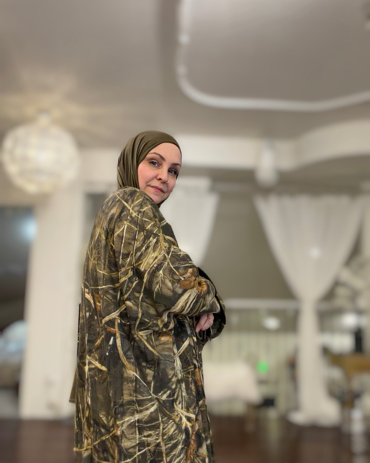 Power Silhouette Abaya - Wild Terrain