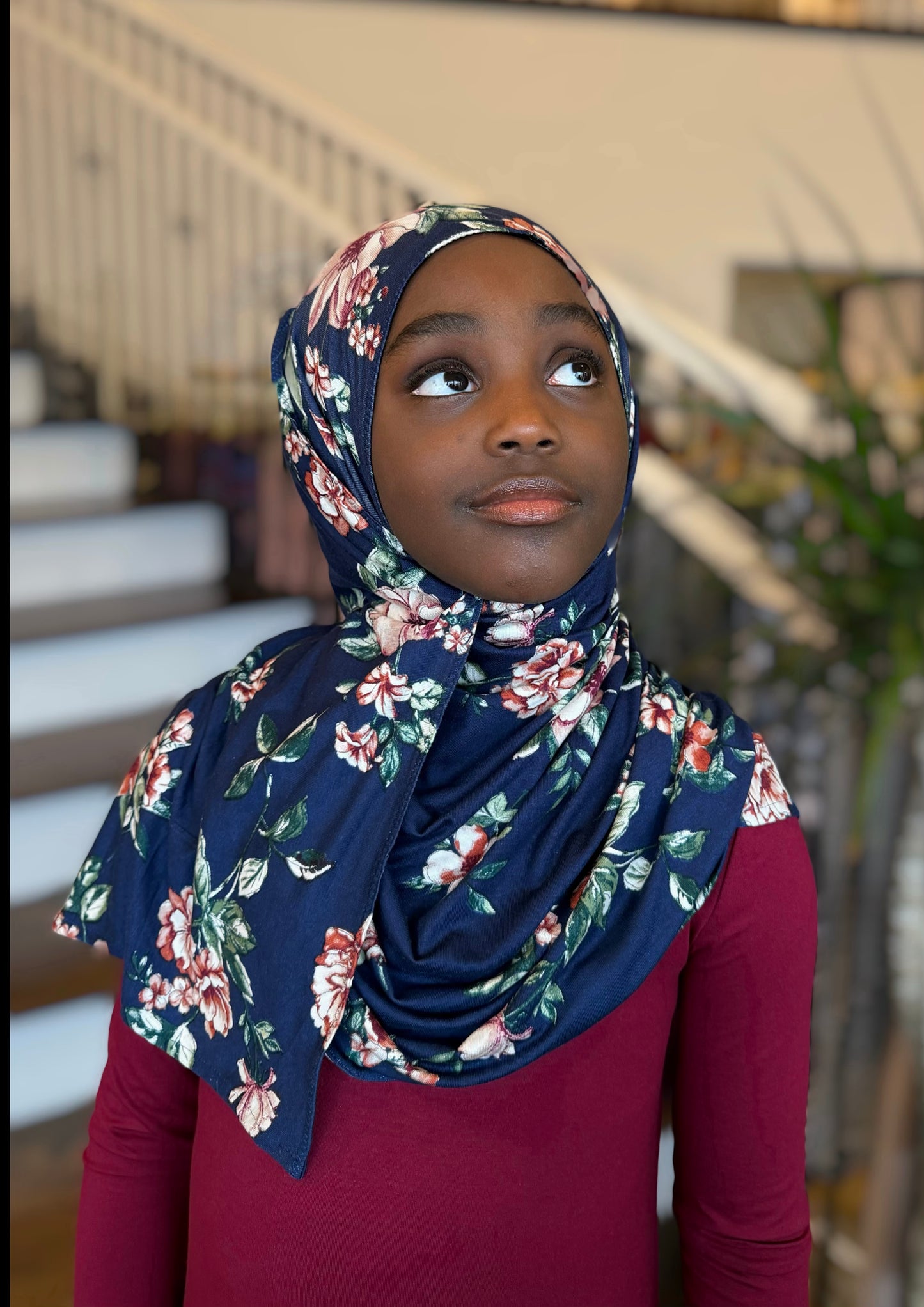 Printed Jersey Hijab: Isabella