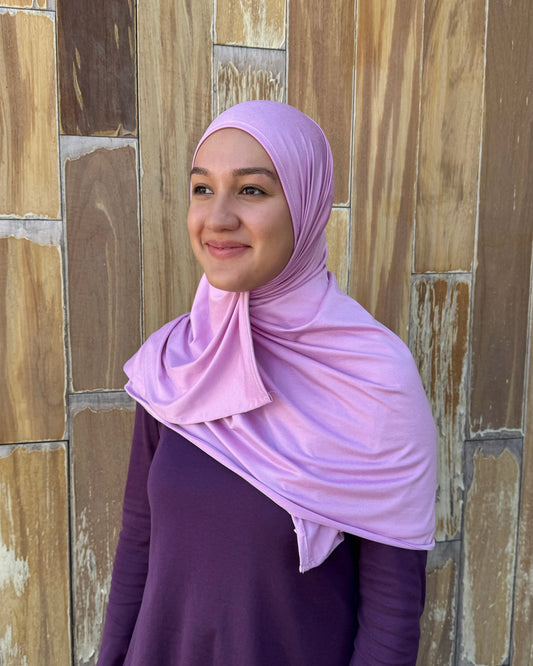 Performance Jersey Hijab: Petal Pink