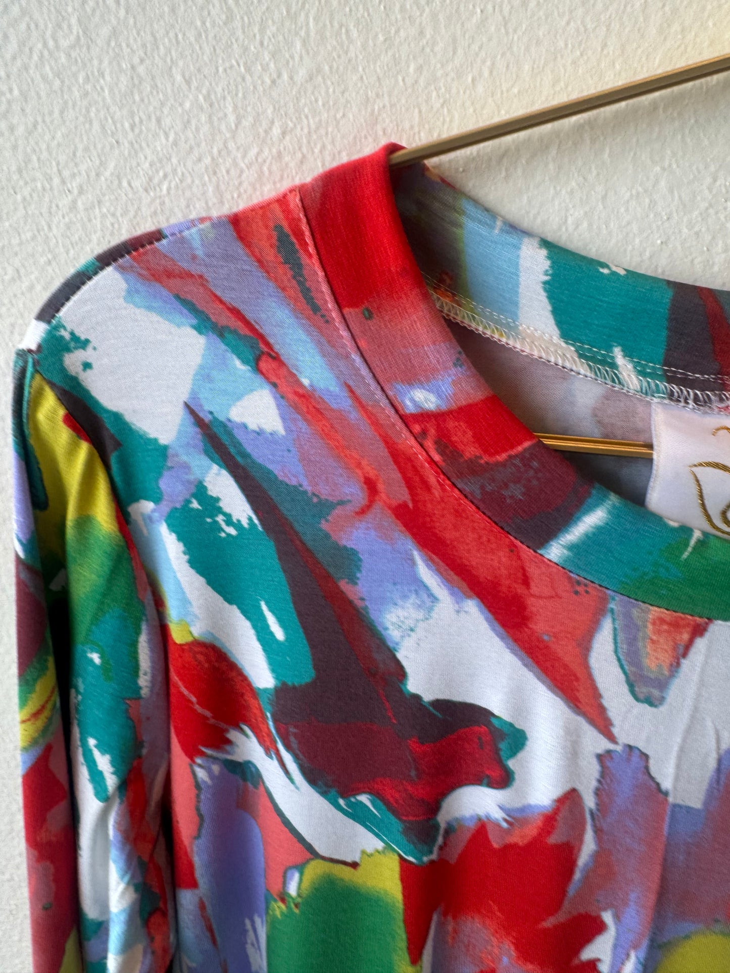MC Everyday Active Tunic - Abstract Brush Stroke