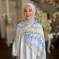 Crepe Chiffon Hijab: Noor Ikat Pastel
